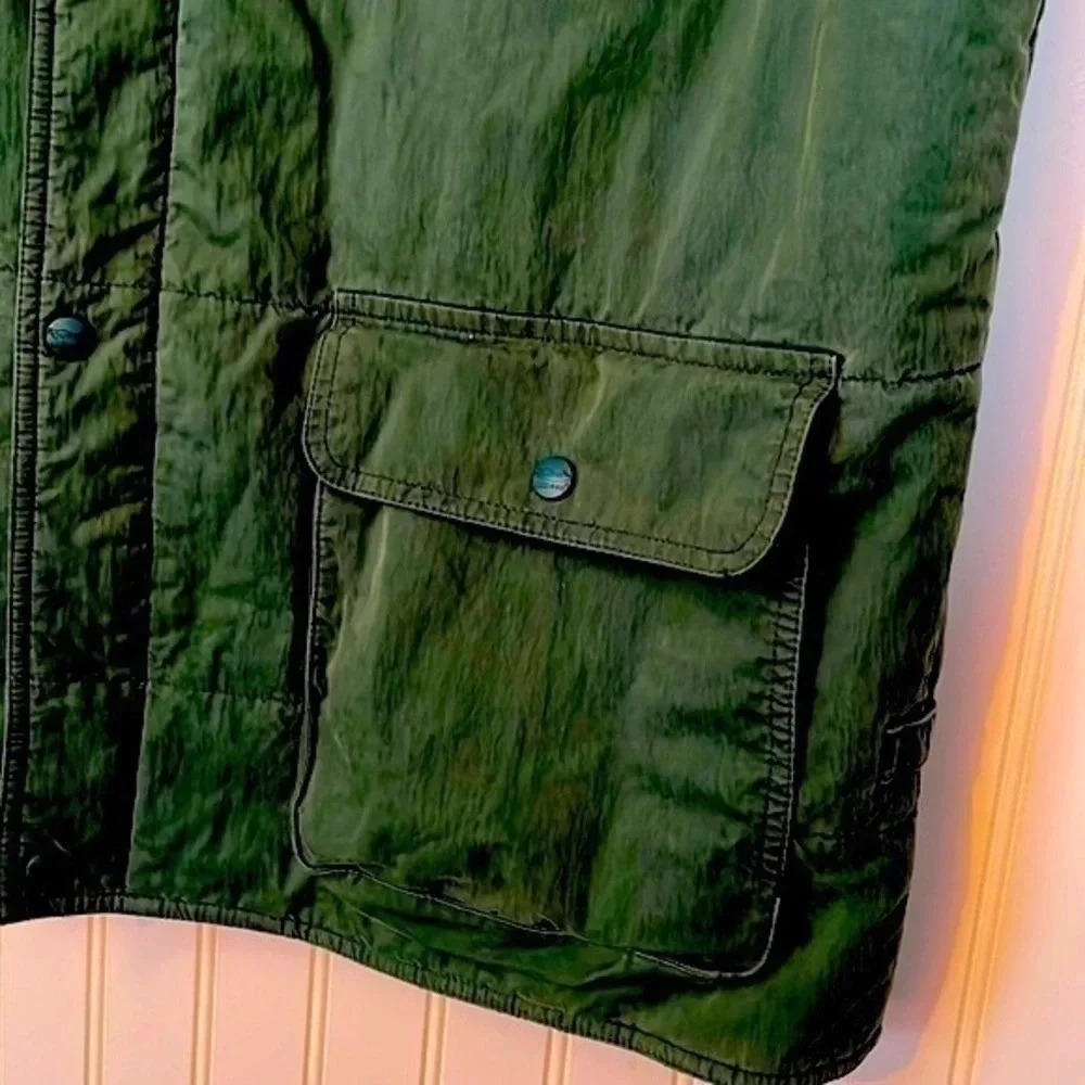Men's‎ Vintage LL Bean Vest Full-Zip Button Pockets Size Tall L