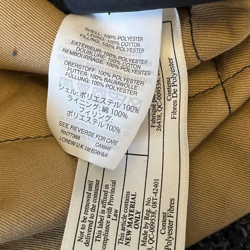 J. Crew crew quilted