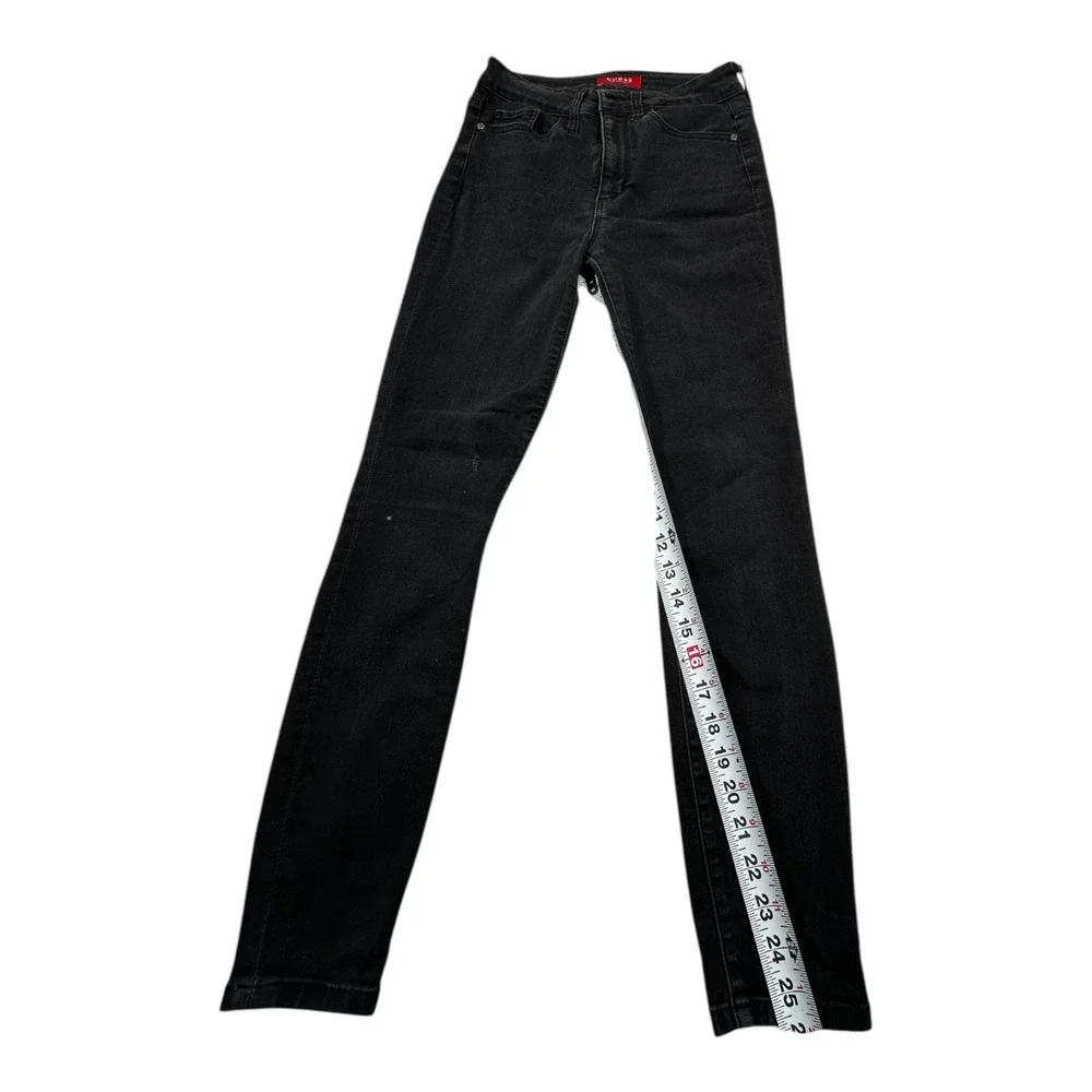 GUESS‎ Women Jeans Black High Rise Skinny Fit Size 26 Casual Style