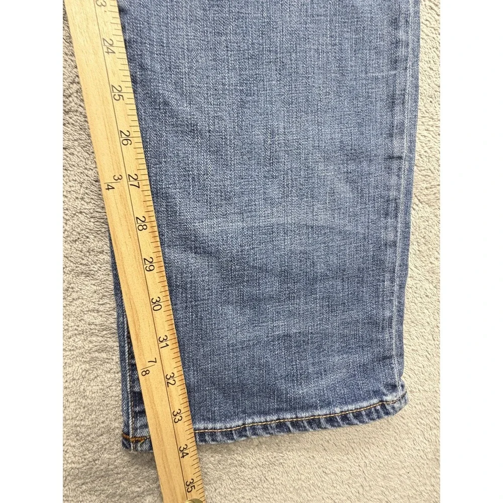 True Religion Jeans Mens Measured 45x34 Blue Straight Slim Denim