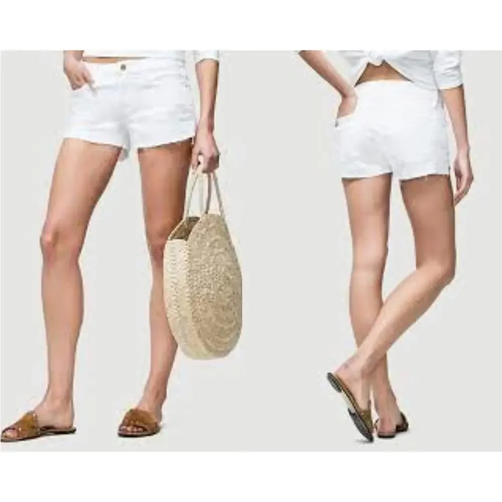 Frame‎ Le Cutoff Tulip Hem Raw White 33