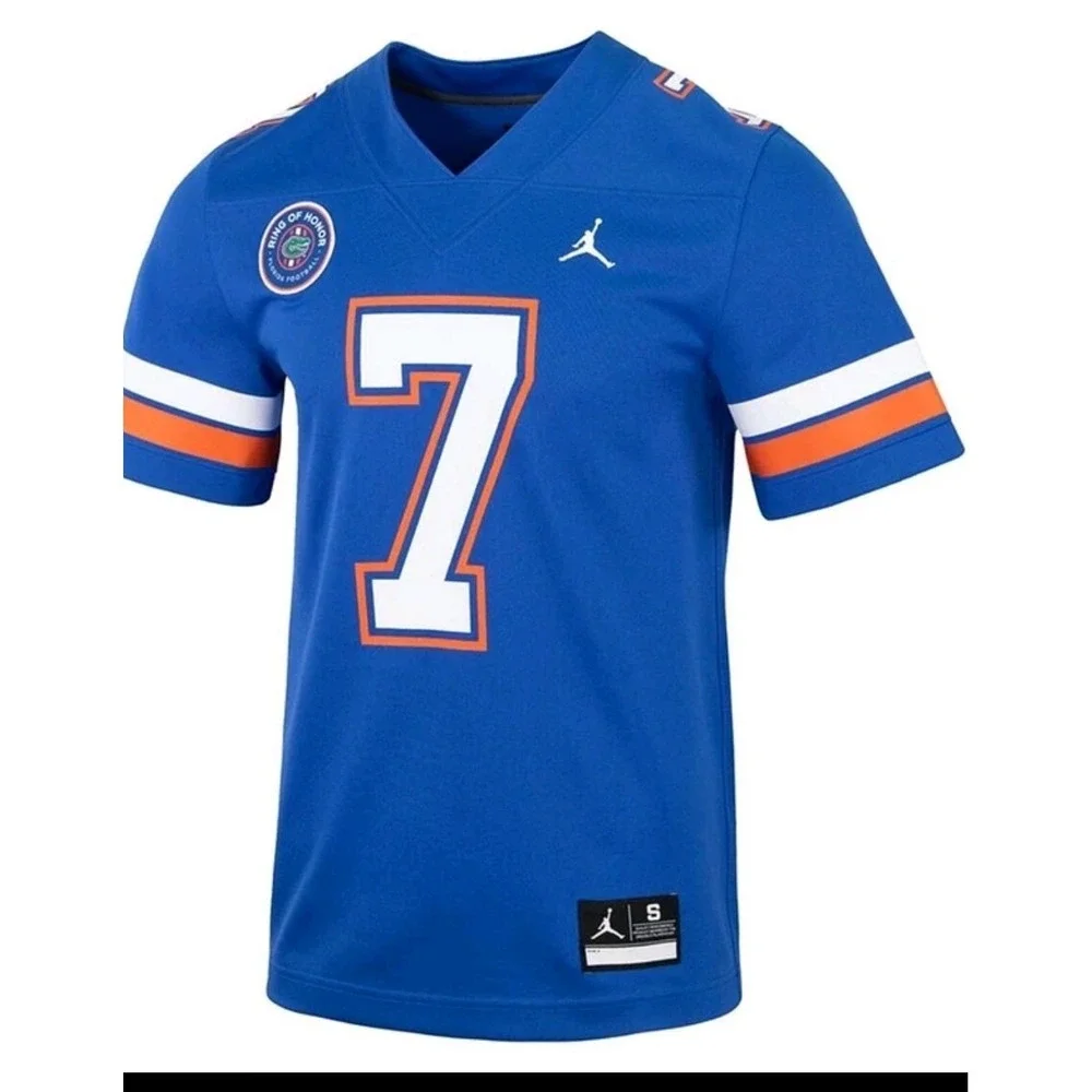 NIKE Jordan Brand Florida Gators DANNY‎ Wuerffel #7  Ring Of Honor Jersey Size M
