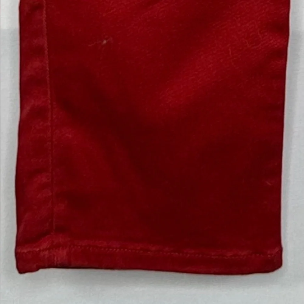 LRL Lauren Jeans Co Red Jeans Modern Straight Ankle Sz 10‎