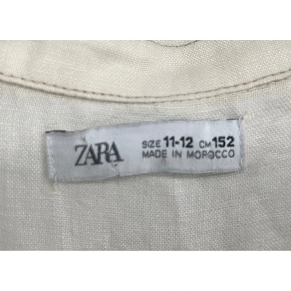 Zara 100% linen