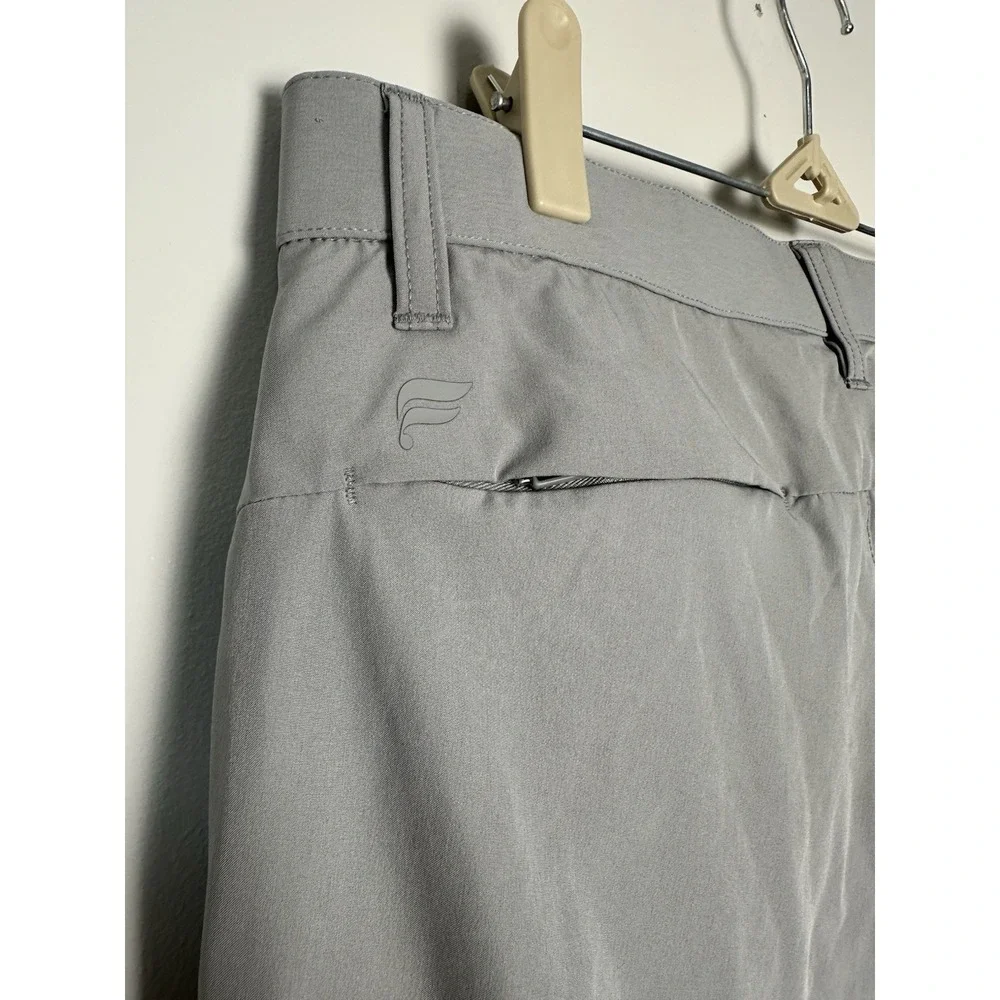 Fabletics The Only Pants Mens Size‎ Small Chino Shadow Gray Stretch Pockets