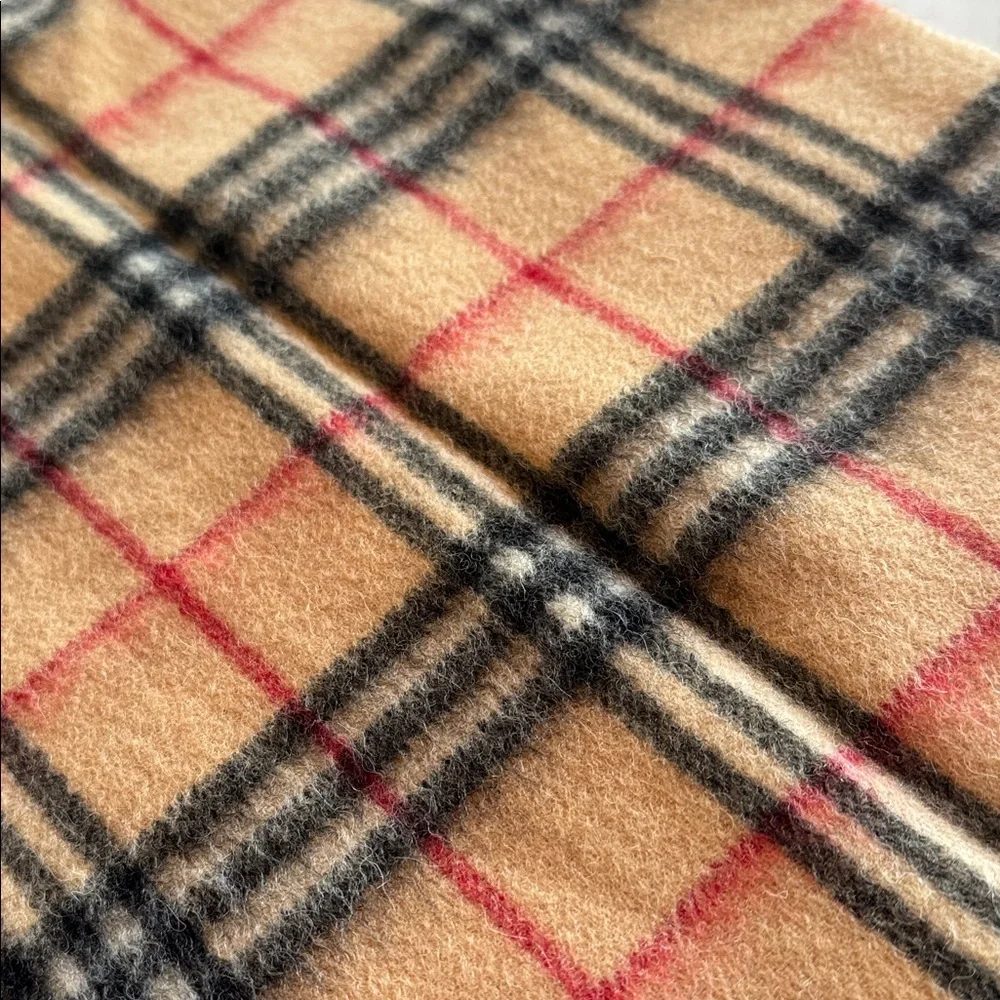 RONGZHIYOU Nova Check Wool Scarf