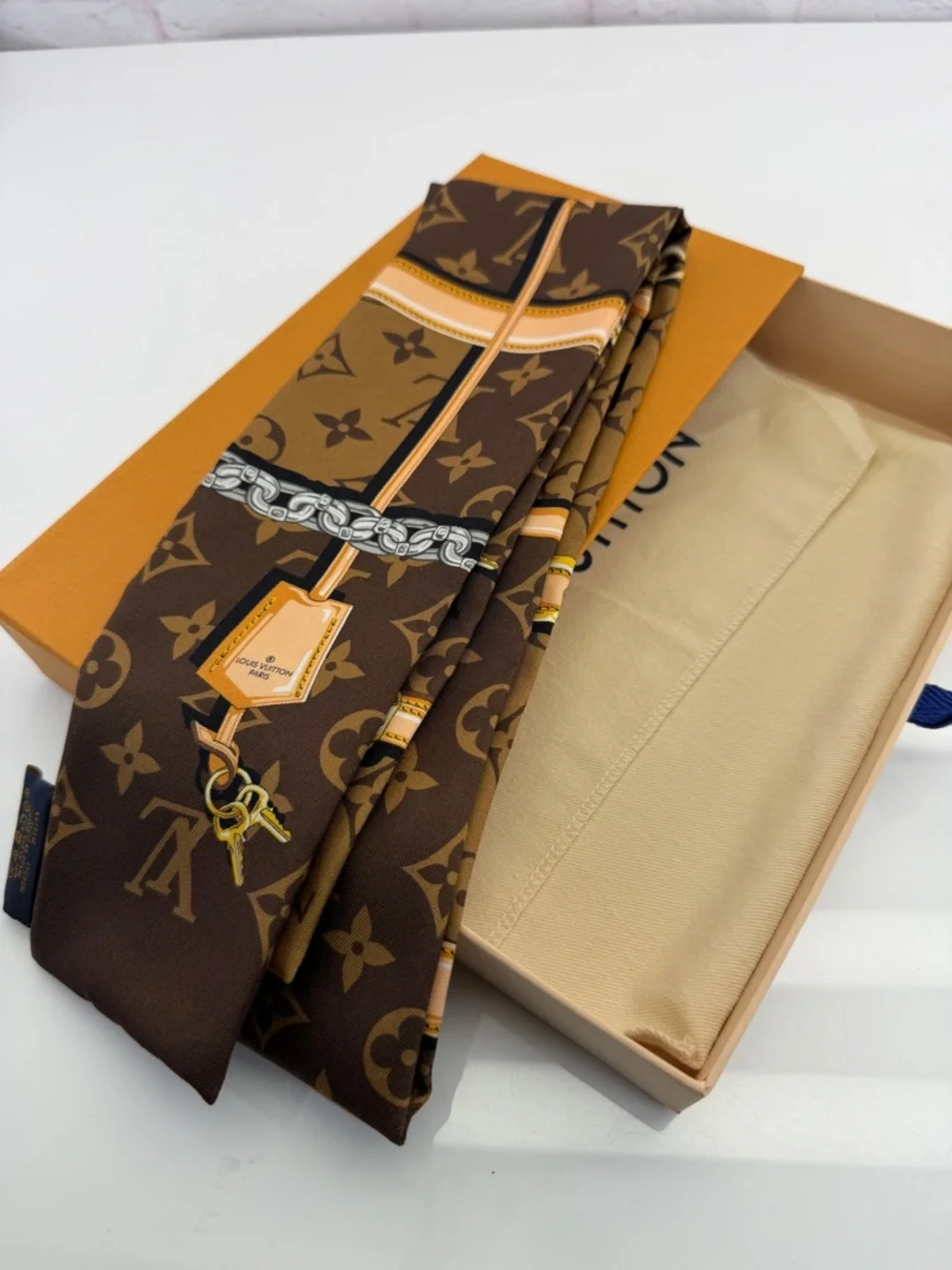 Louis Vuitton brown authentic bag