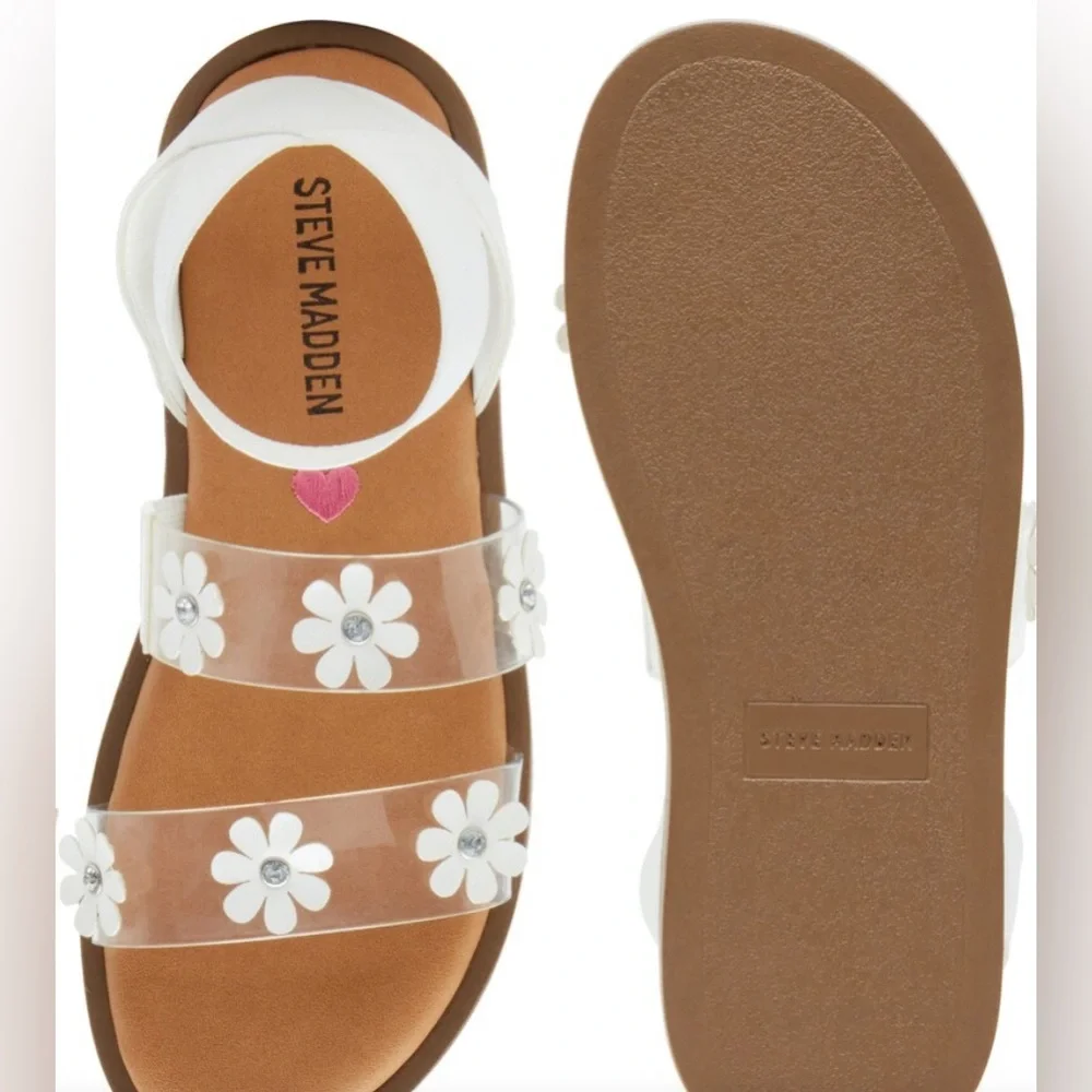 Steve Madden Kids Jashlin Daisy Embellished Sandal
