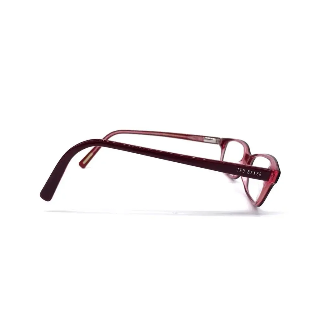 TED BAKER Lawn Party Eyeglasses Berry Pink | 51-15-140