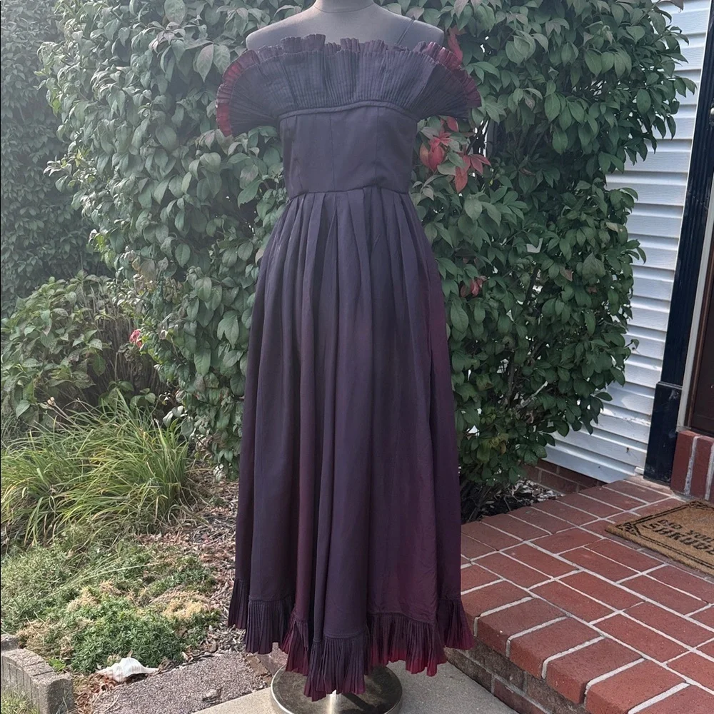 Dorothy Bullitt features pleated