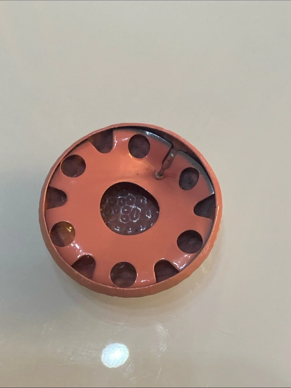 N/A orange discoloration some