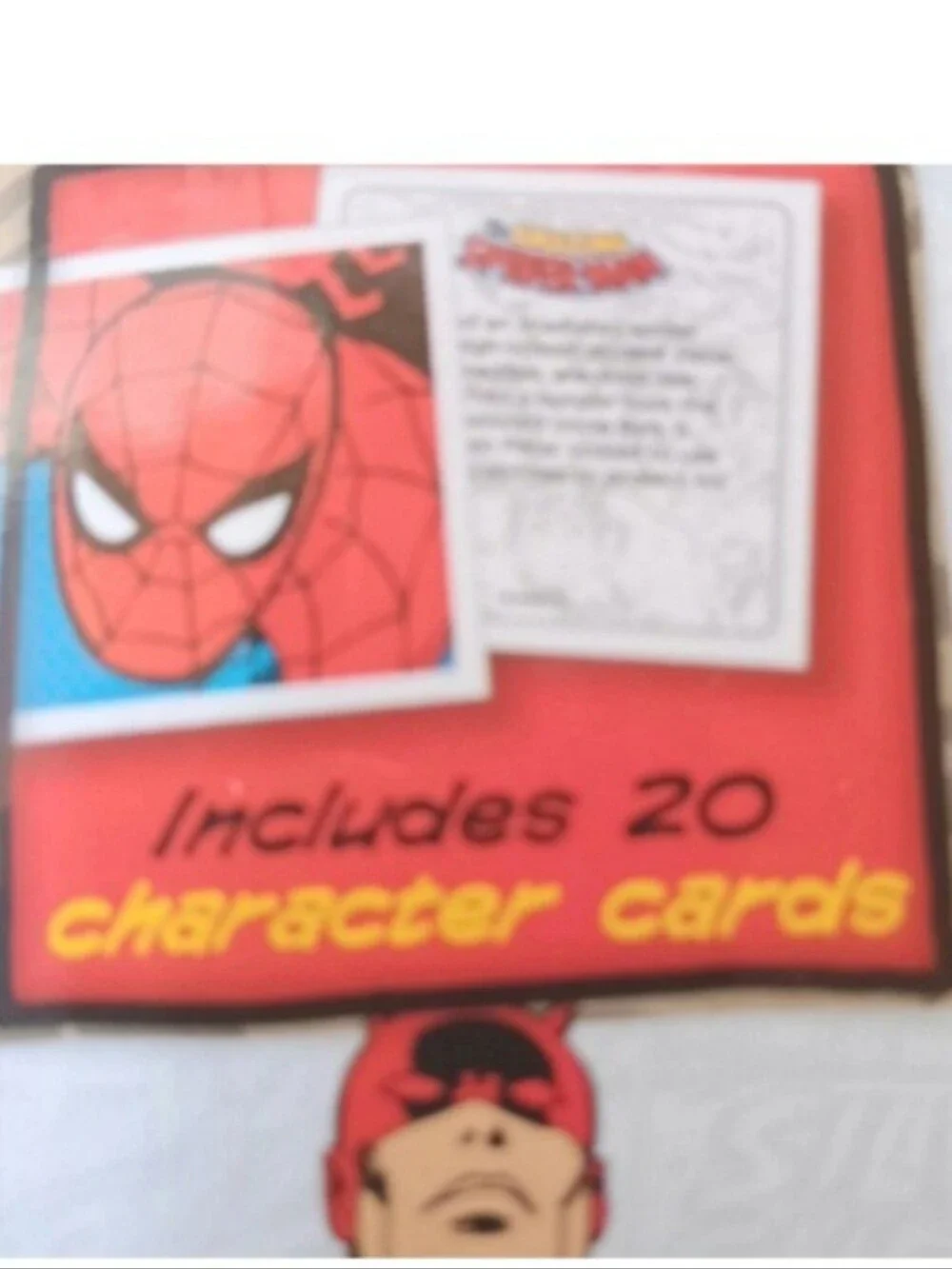 Marvel trivia card