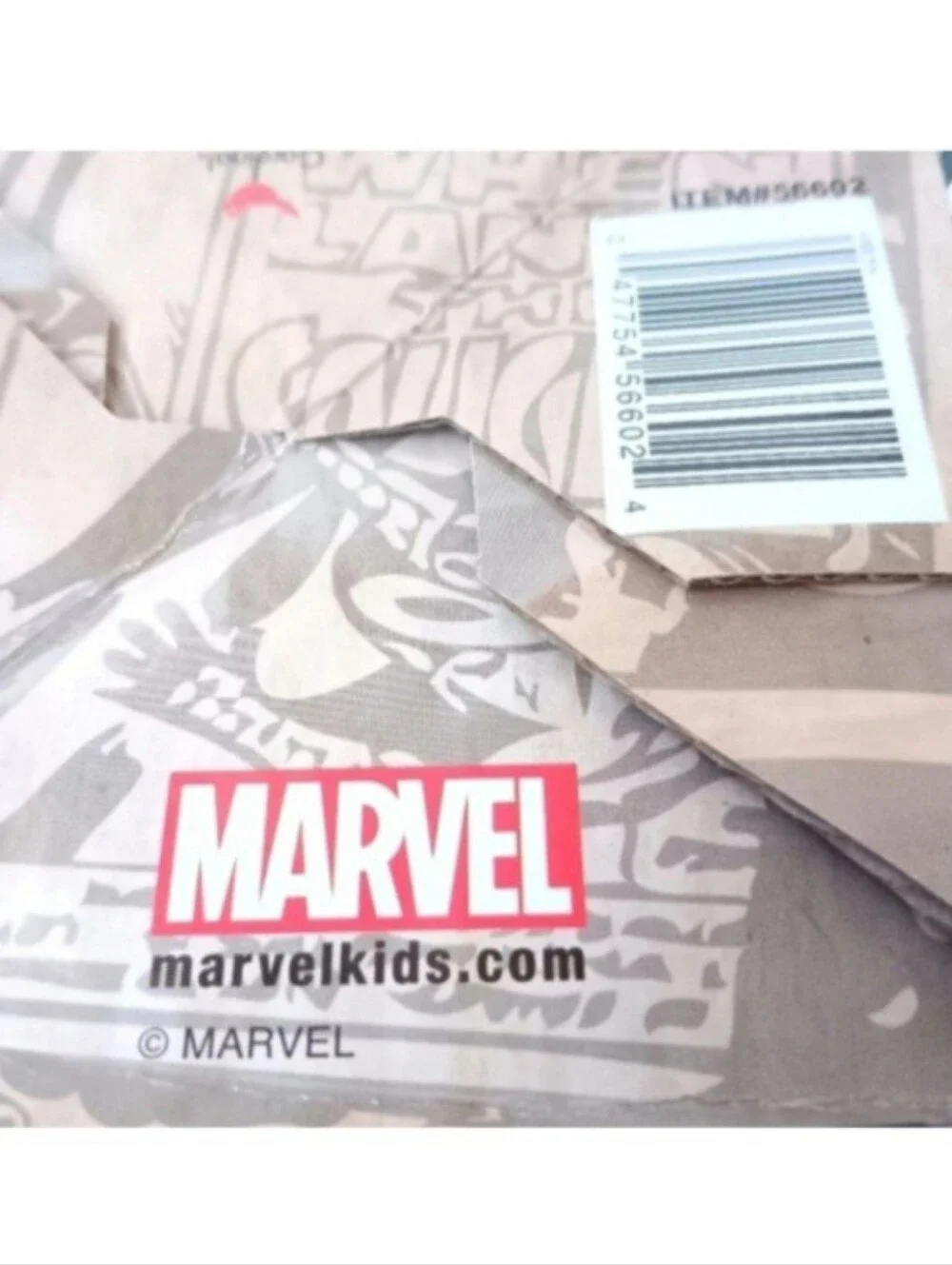 Marvel trivia card