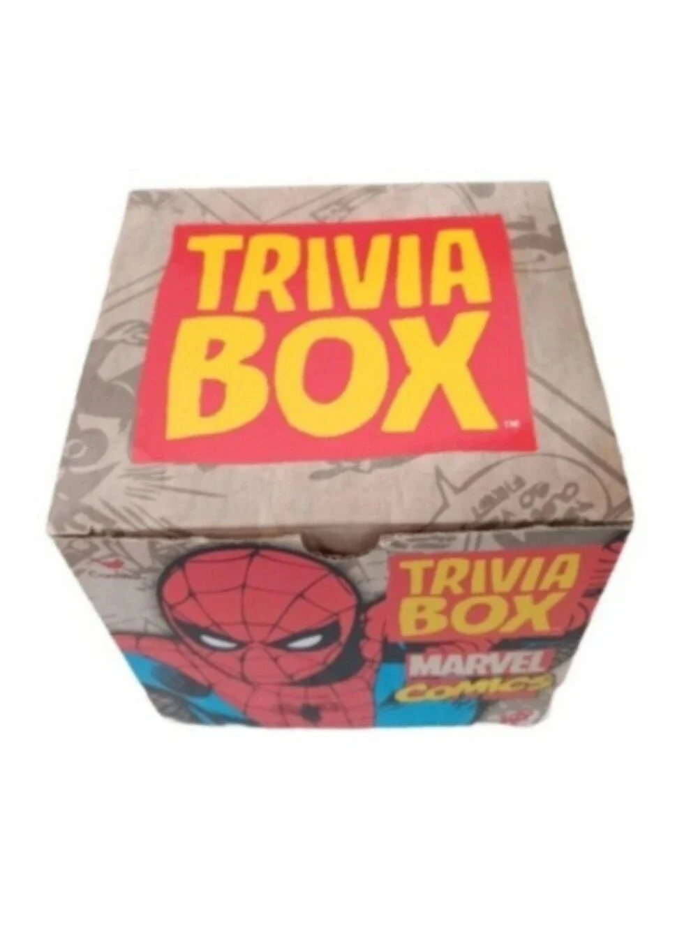 Marvel trivia card