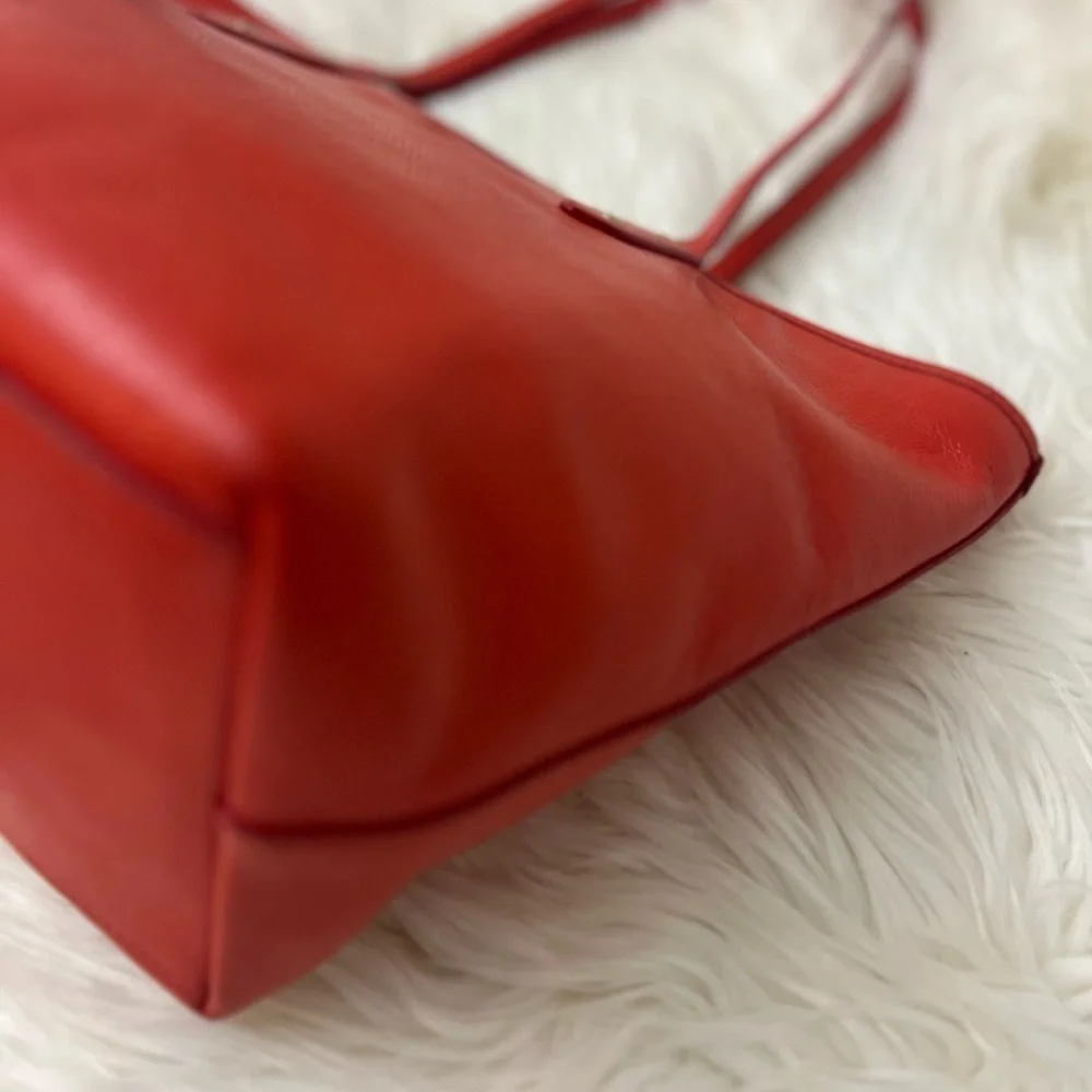 Coach #F37785 Vibrant Red Tote Bag
