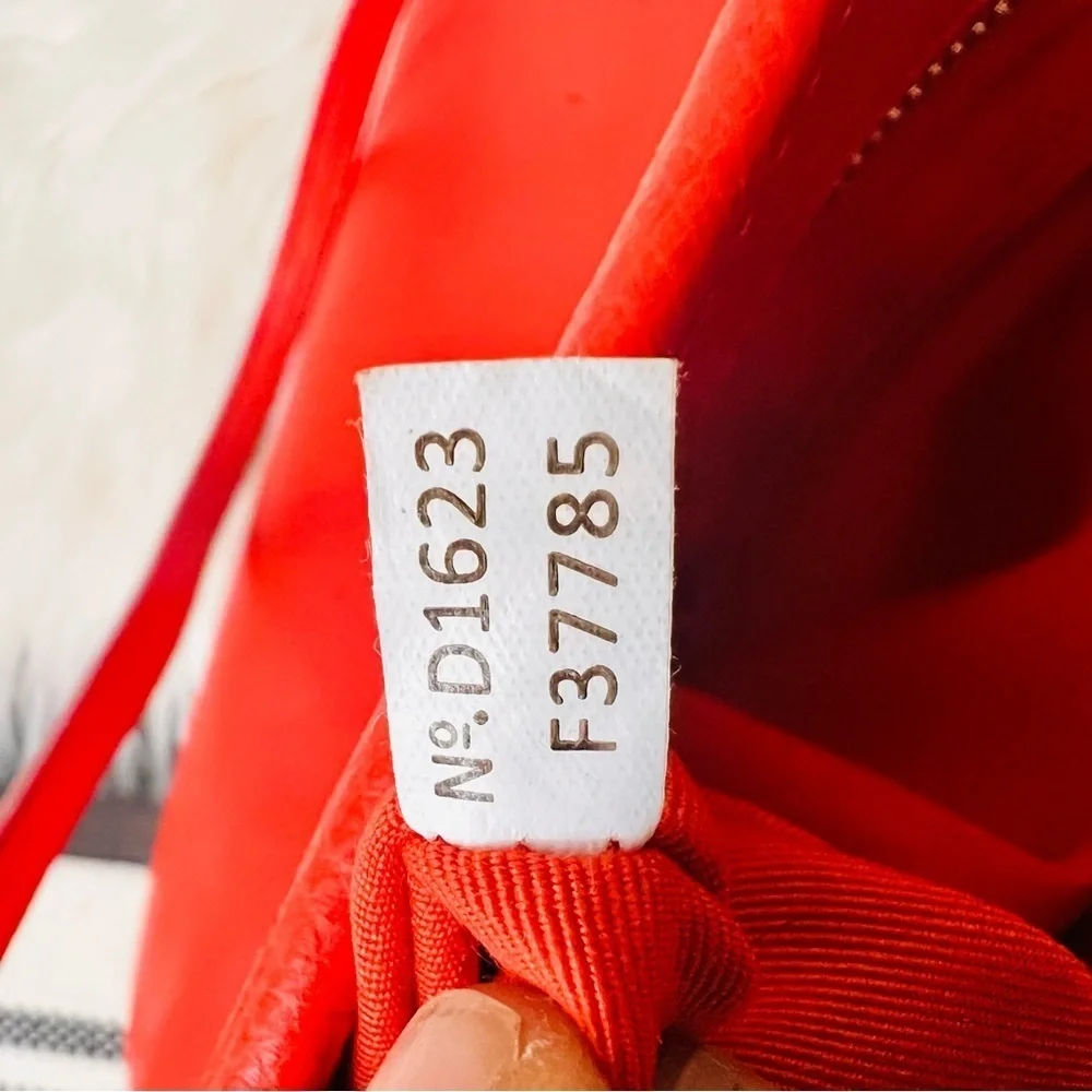 Coach #F37785 Vibrant Red Tote Bag