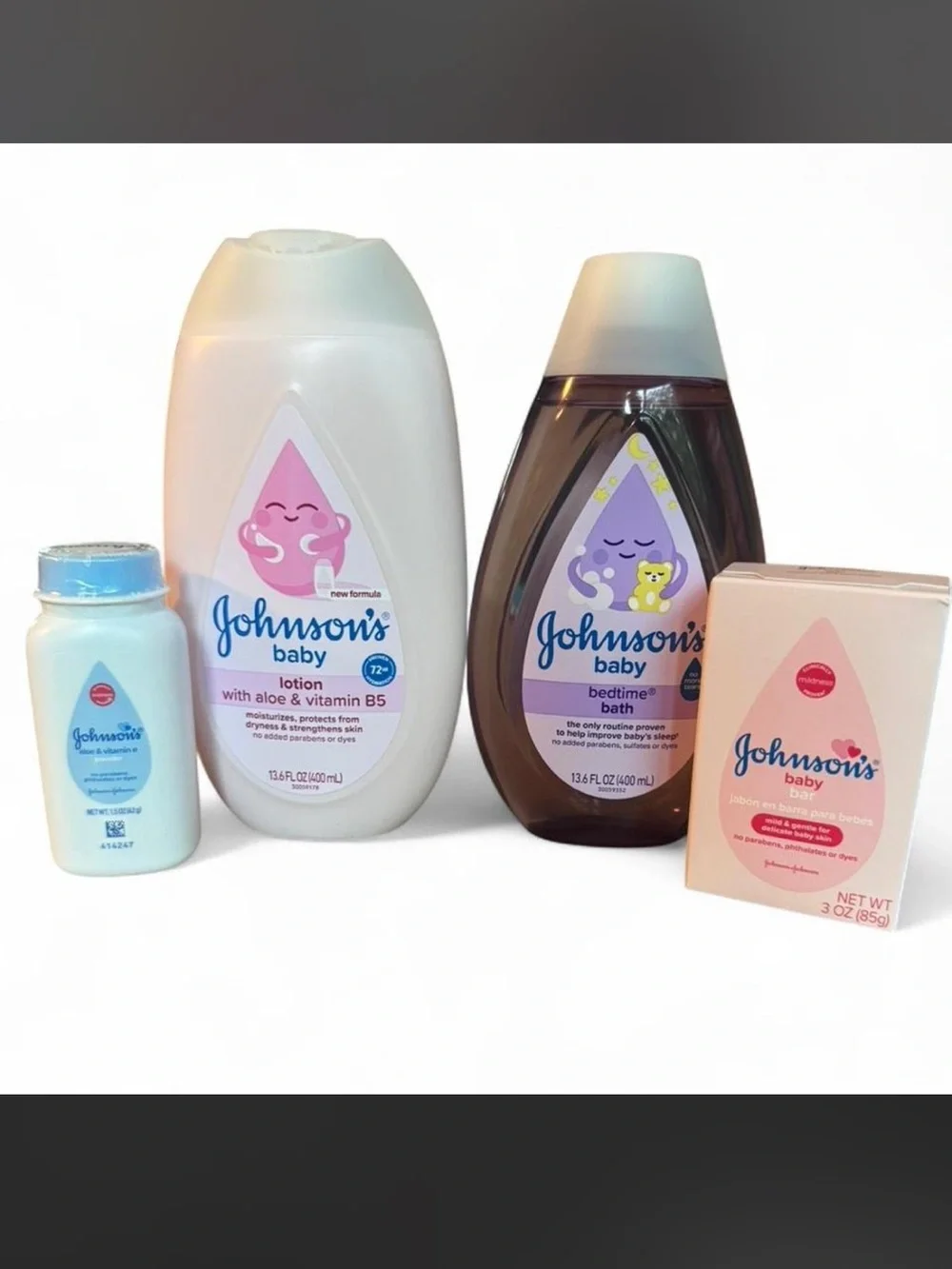 Baby Bath & Lotion Set - Pink and Purple