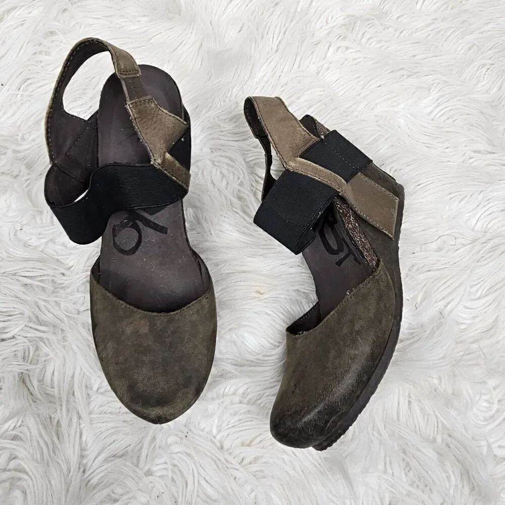 Otbt Rexburg Wedge Pump Women's Size 6 Chocolate Brown Women's