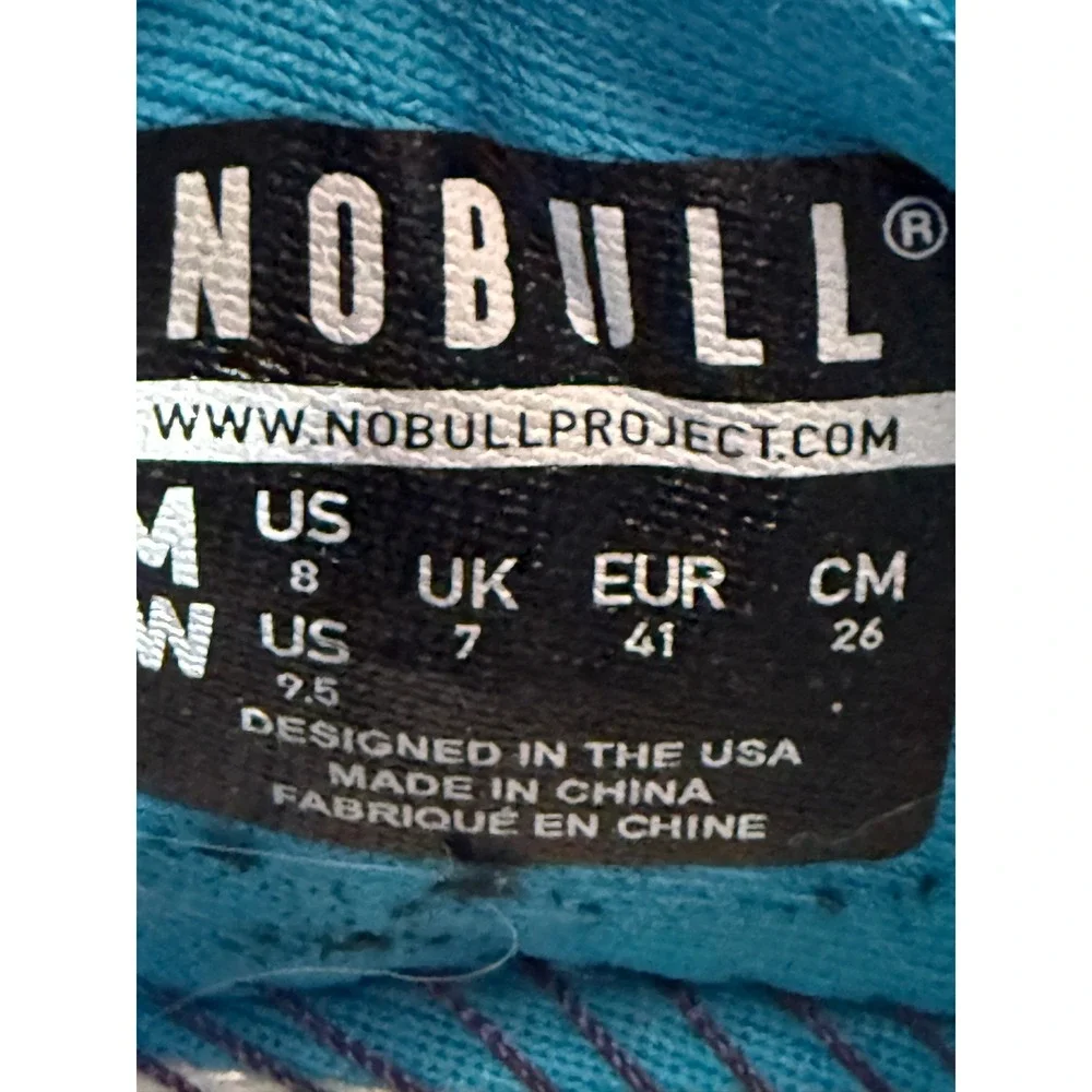 NOBULL Mesh Runner Mens 8 Electric Blue Pink Yellow Training Shoes Sneakers