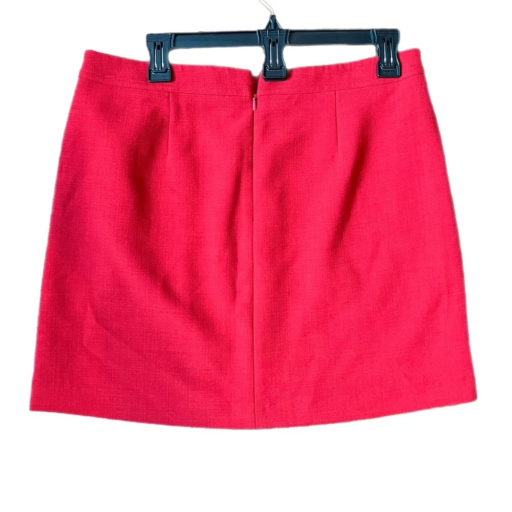 VINTAGE VTG BODY by Victoria RED Valentines Mini Skirt Zipper Pockets Size 10