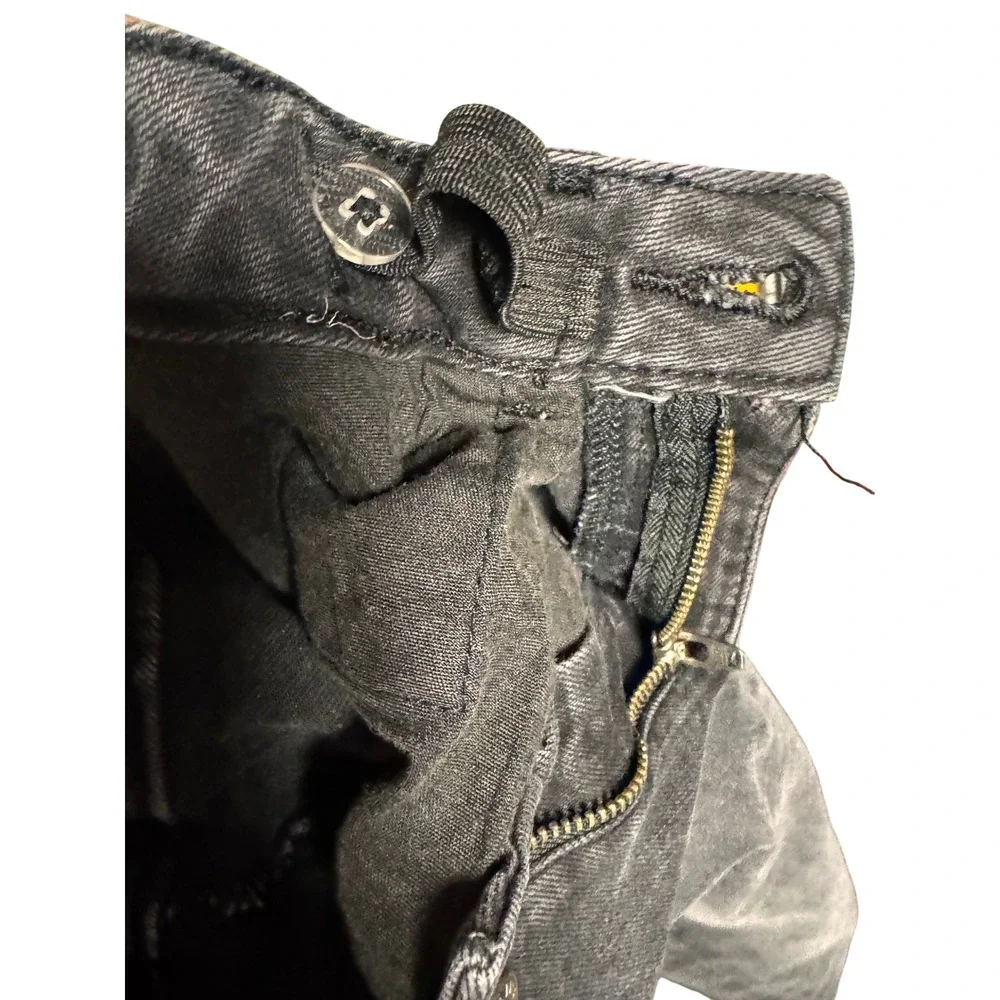 Zara Kids Denim Collection Faded Black Skinny Jeans Size 10 140cm Slim Fit