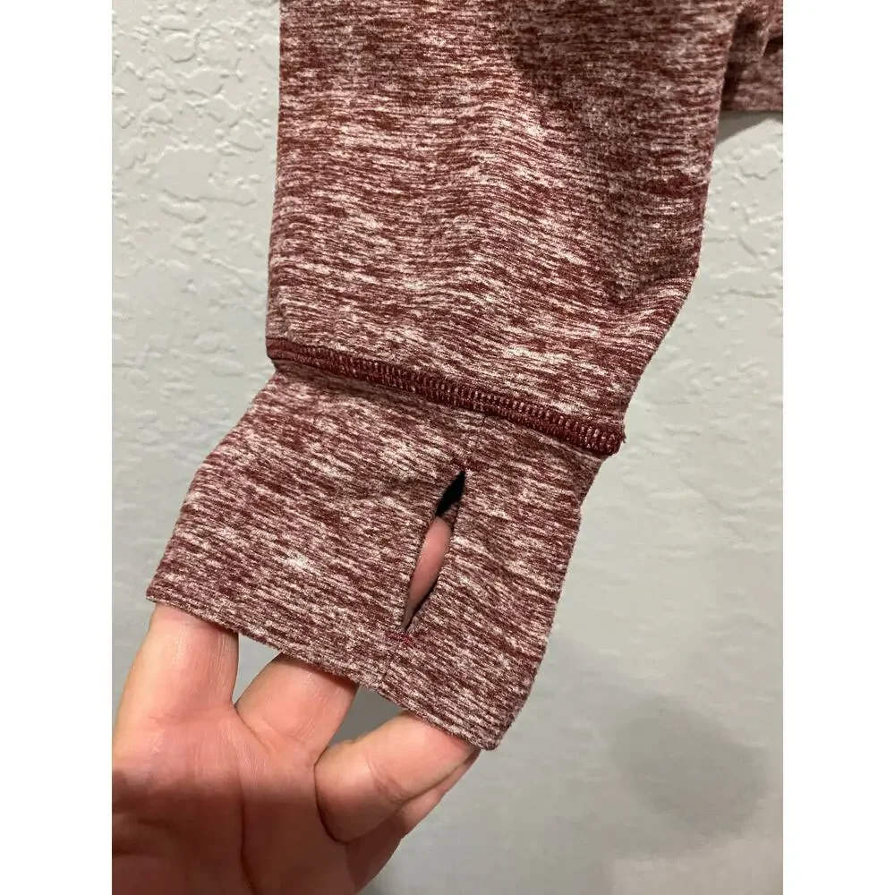 Lululemon Ready to Rulu Fleece Pullover in Heathered Savannah Size 6