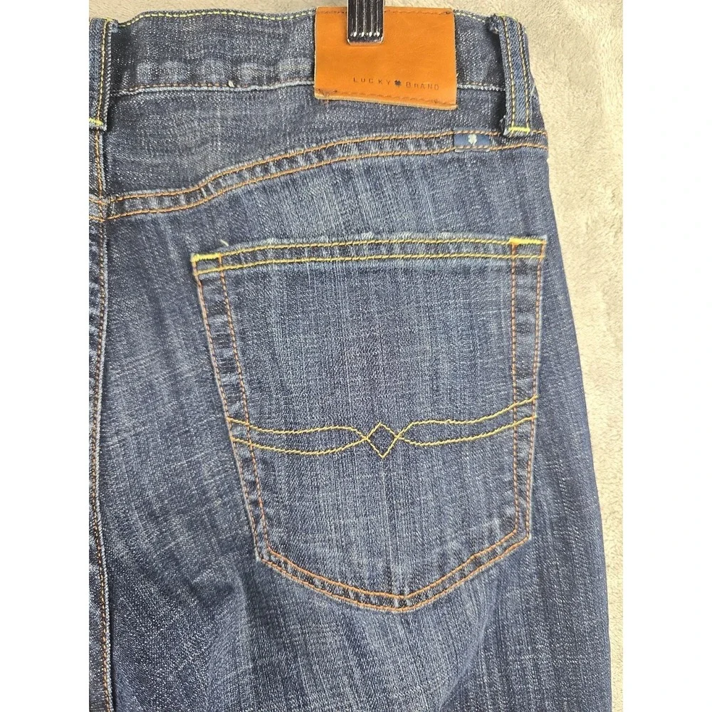 Lucky Brand 361 Vintage Fit Straight Leg Jeans Mens Size 32x30 Blue Stretch