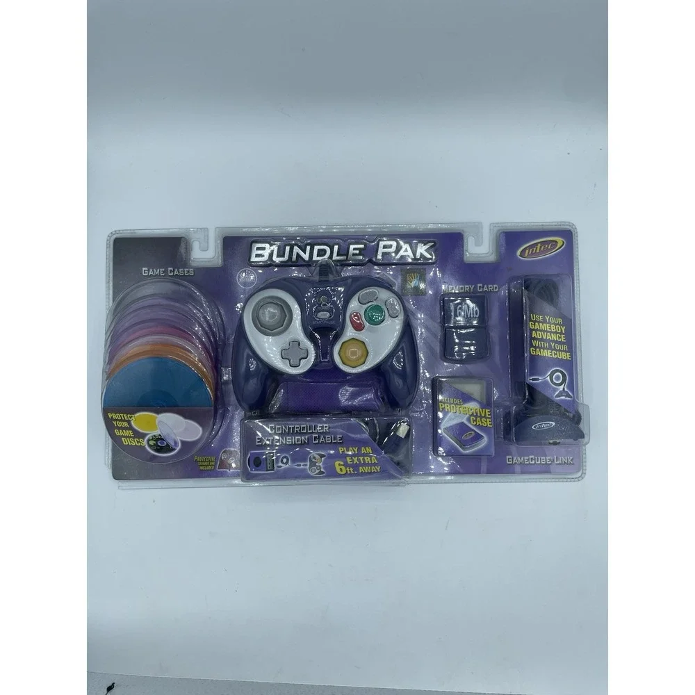 Intec Bundle Pak Gamecube‎ Starter Kit G Force Controller BRAND NEE FACTORY SEAL