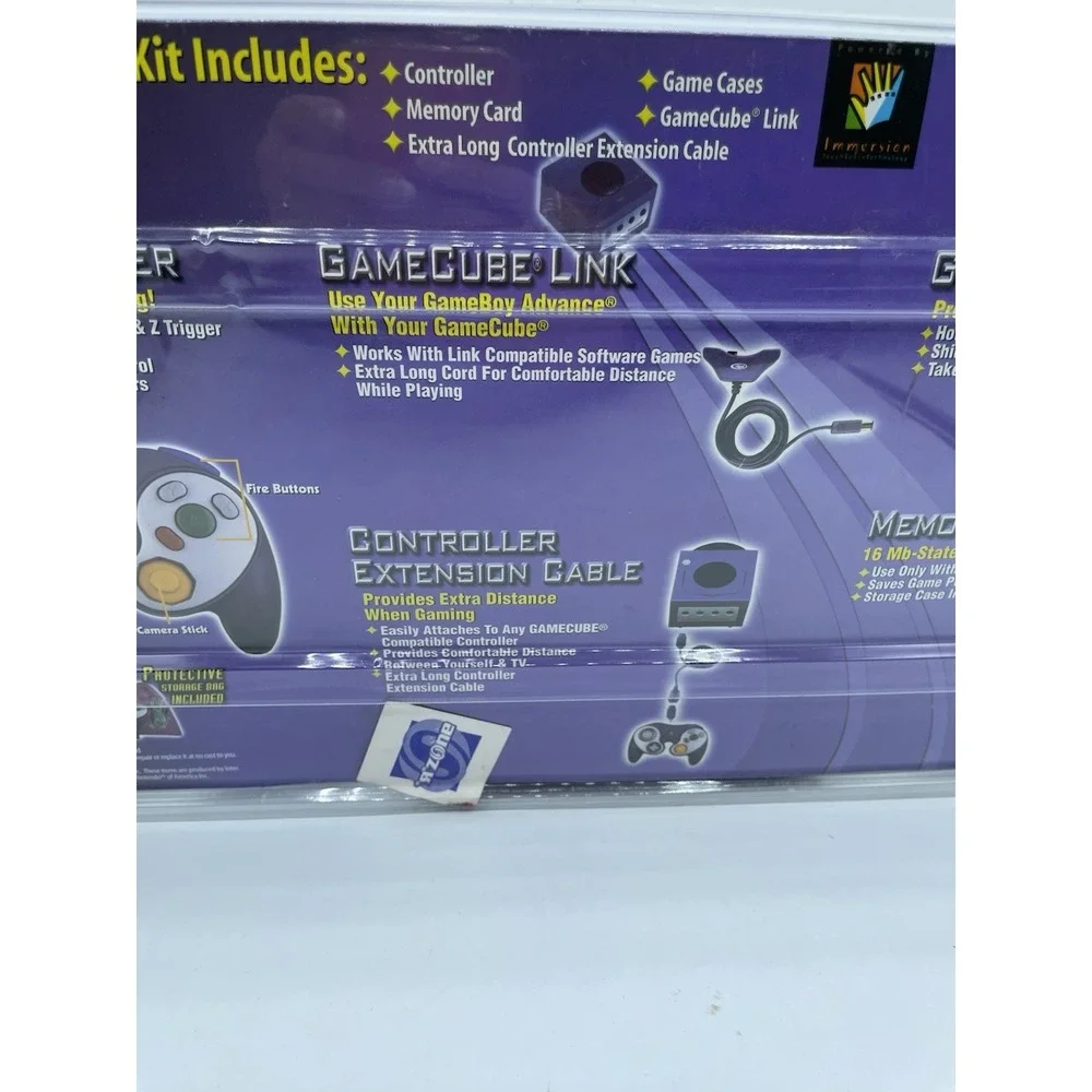 Intec Bundle Pak Gamecube‎ Starter Kit G Force Controller BRAND NEE FACTORY SEAL
