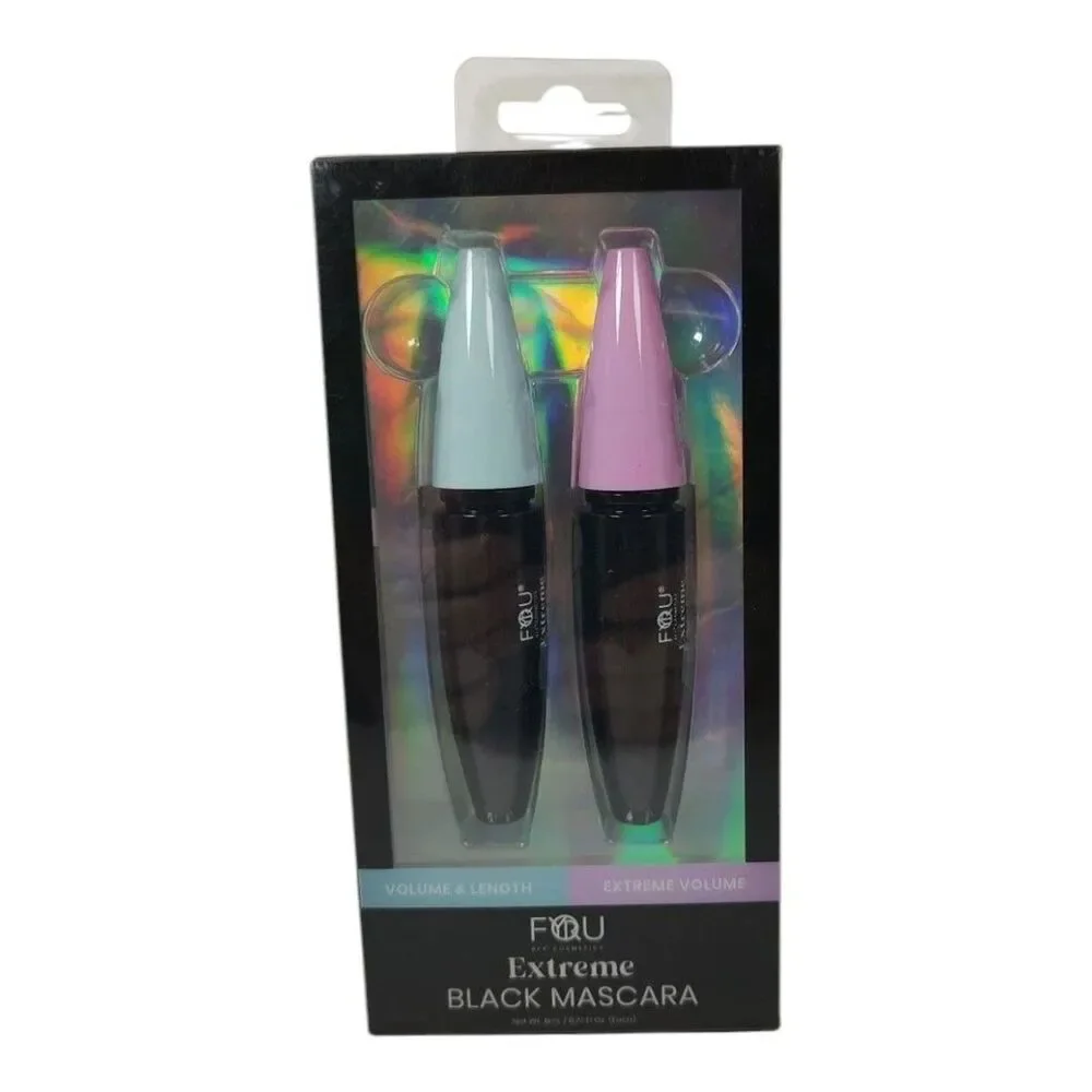 BFY Cosmetics Extreme Black Mascara Volume Length Cruelty & Paraben Free