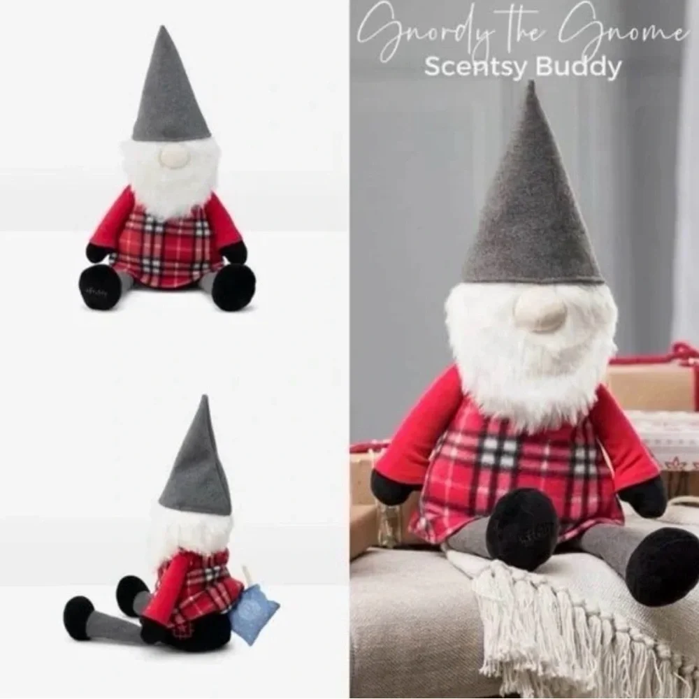 Gnordy the Christmas Gnome Scentsy Buddy w/ Vanilla Bean Buttercream Scentsy Pak