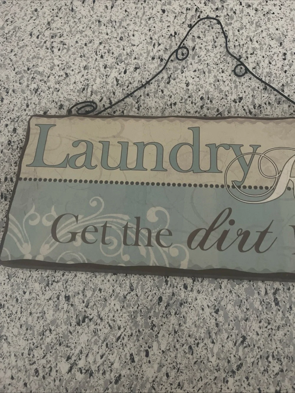 Hobby Lobby laundry dirt