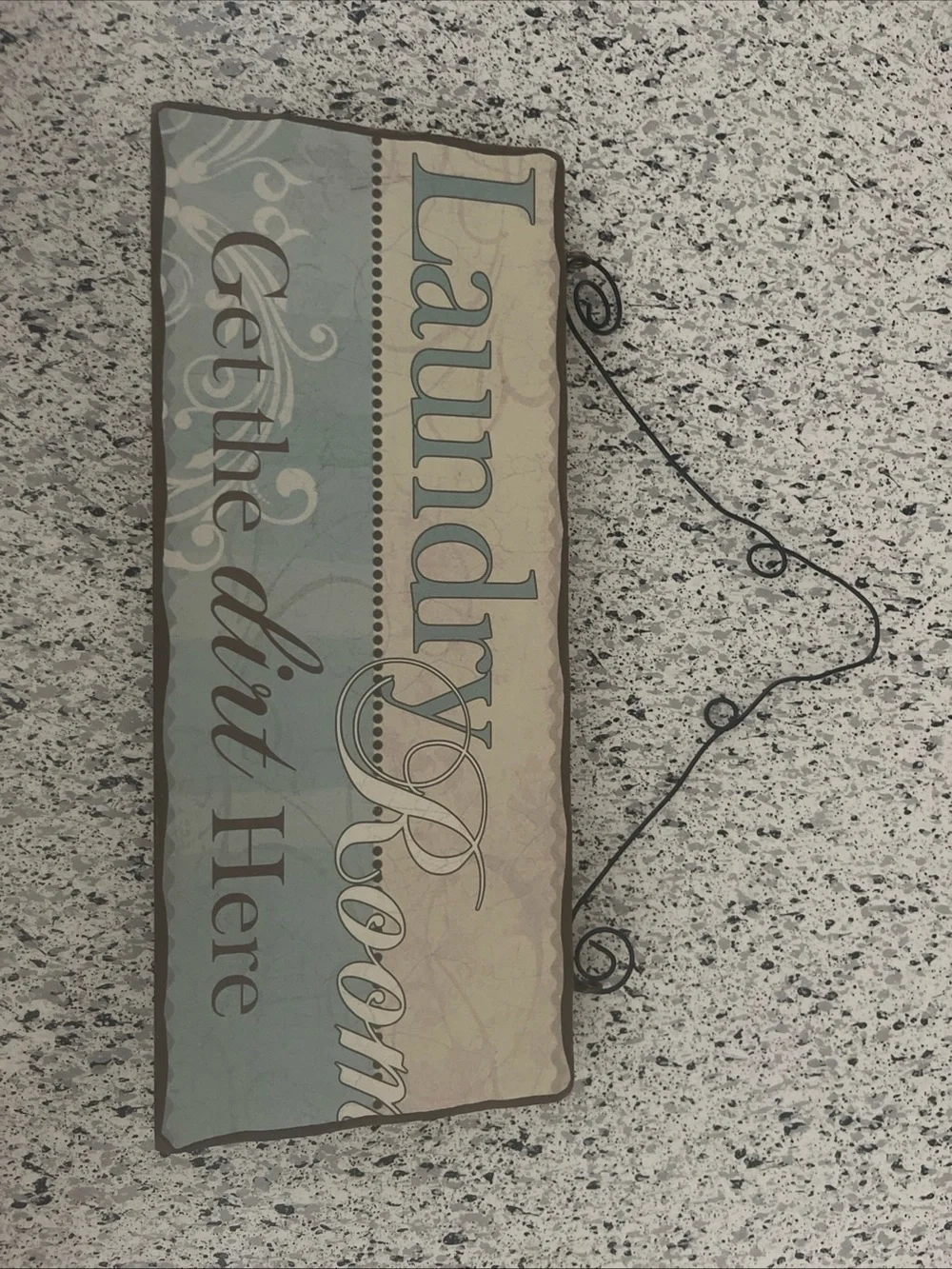 Hobby Lobby decorative sign dirt