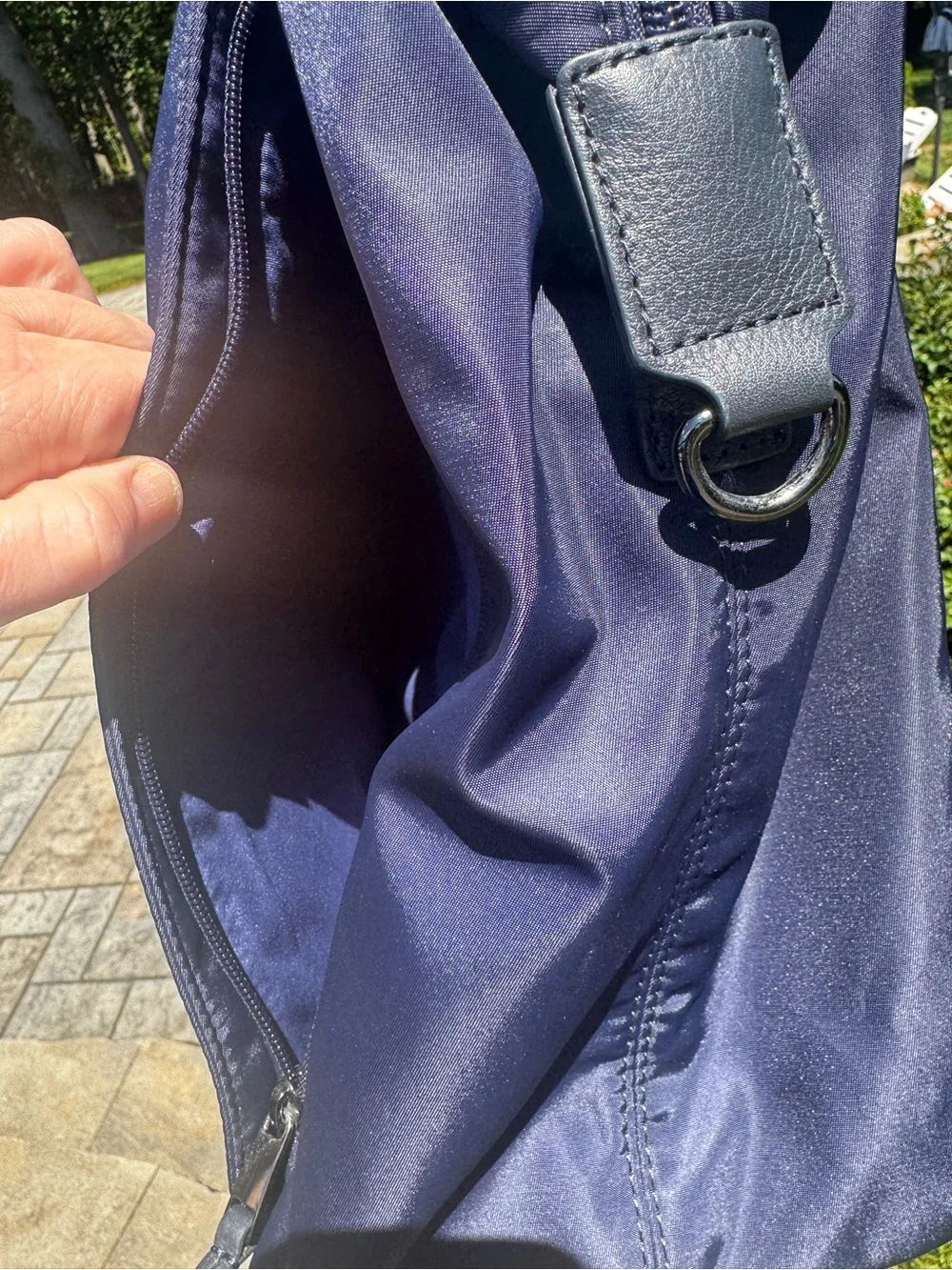 Knomo navy tote