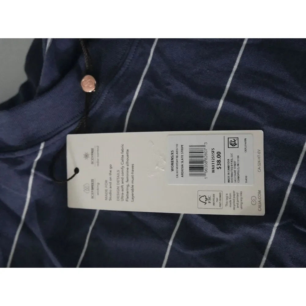 CALIA Women's Everyday Relaxed Tee Blue XS