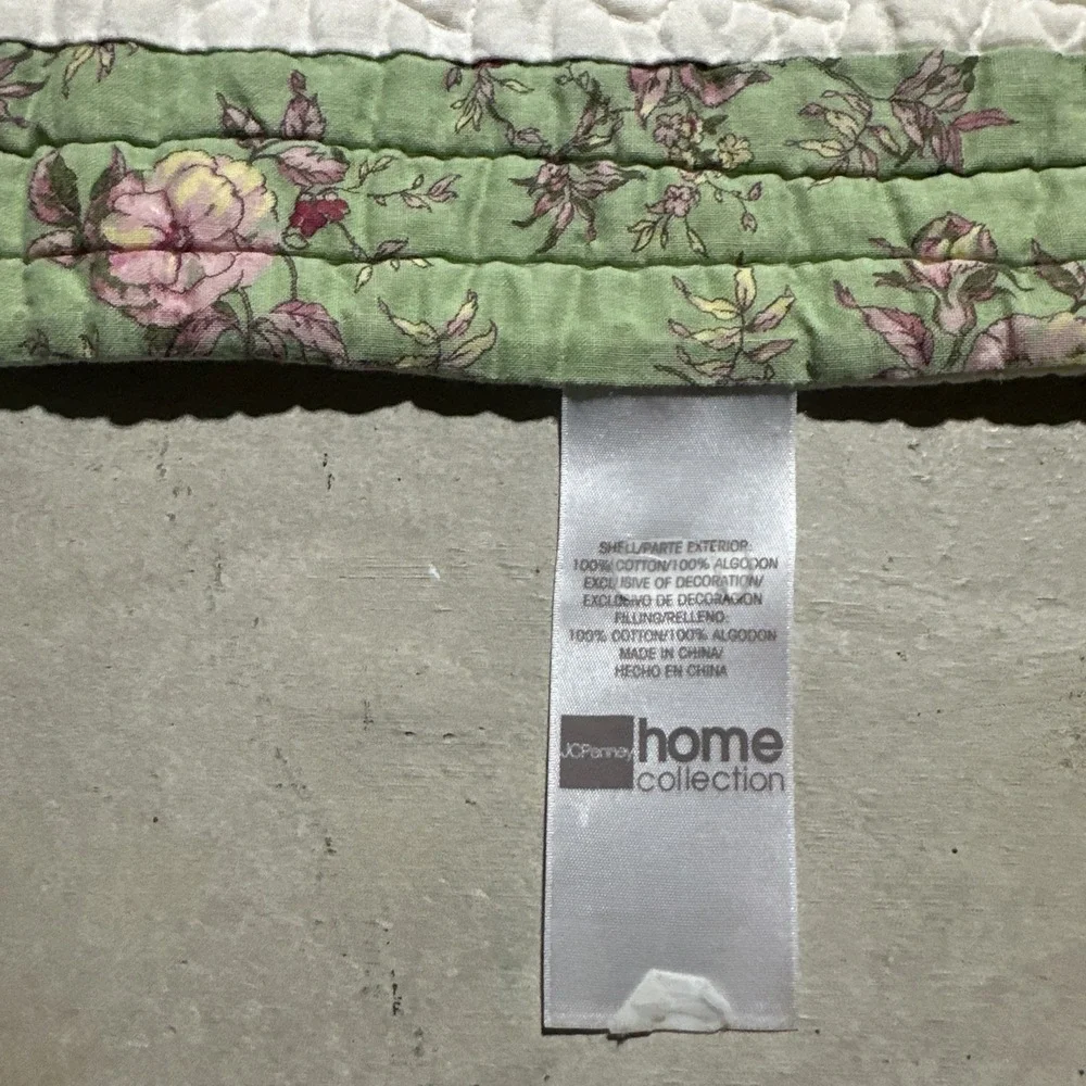Vintage YO YO Quilt JC Penny Patchwork 67