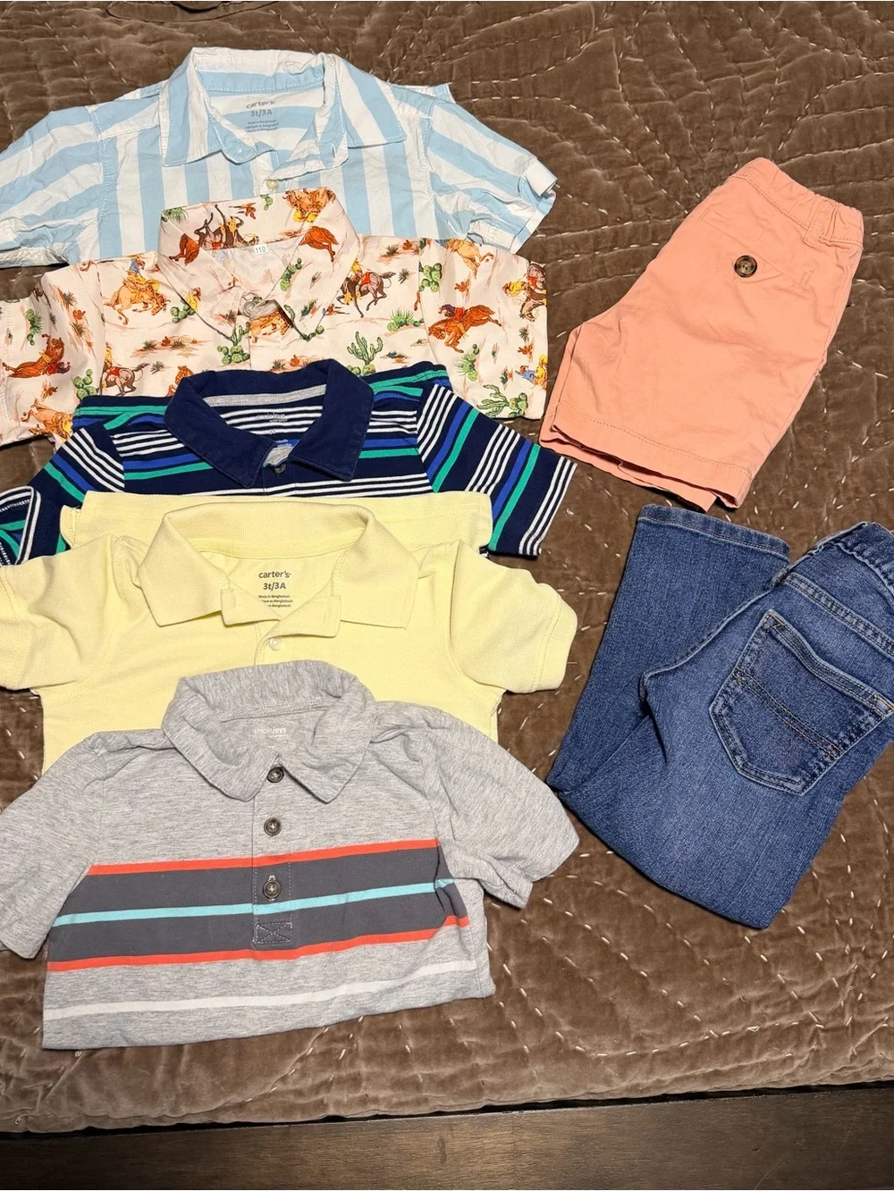 Carter’s toddler boy clothing bundle lot