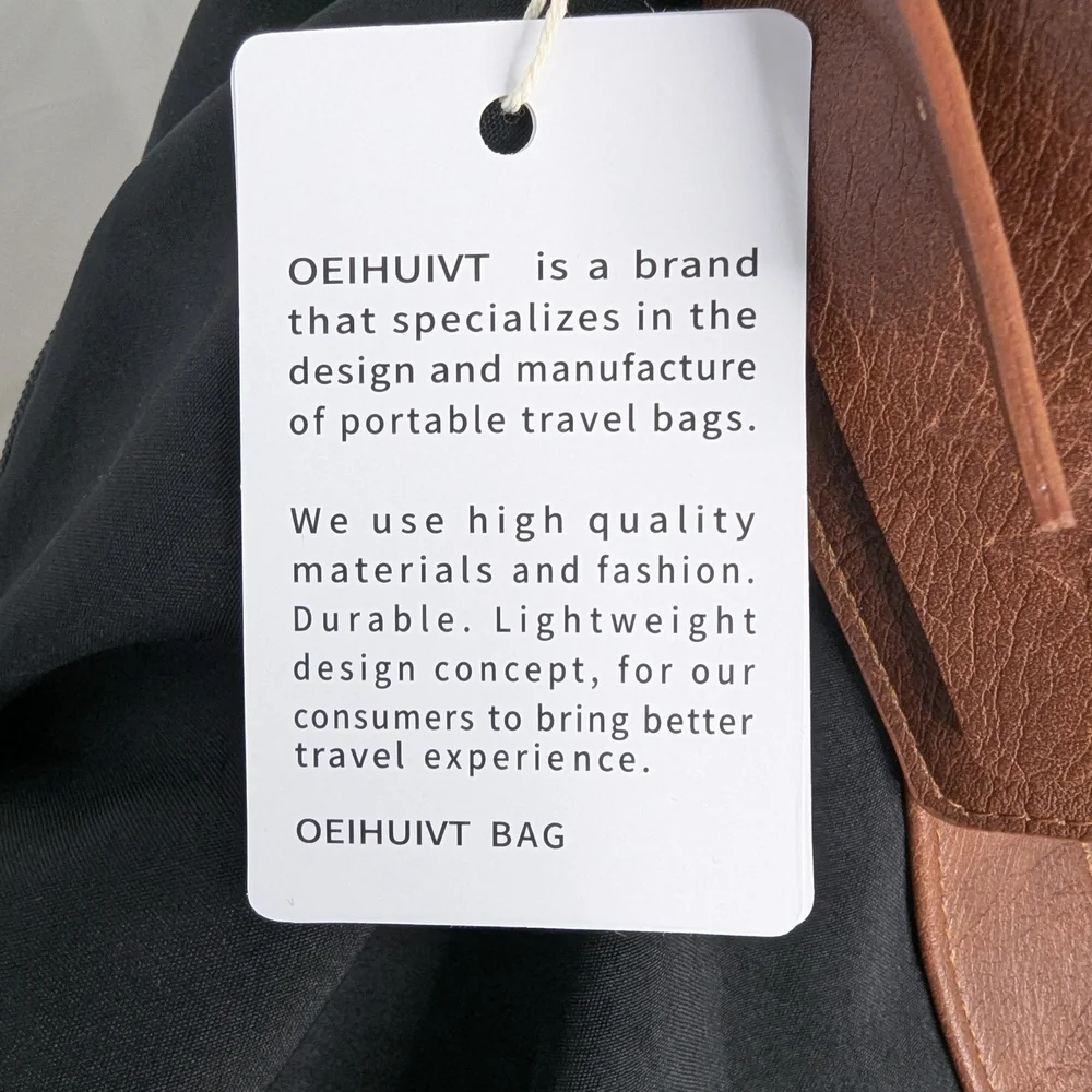 Stylish Black and Brown Men's Bag