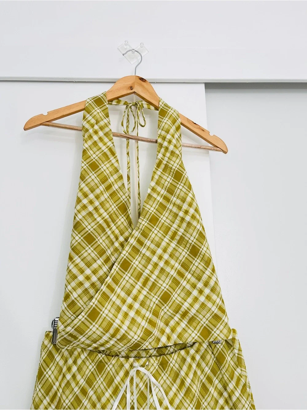 NWOT Free People Traymore Plaid Matching Set Skirt + Halter Top Size Small