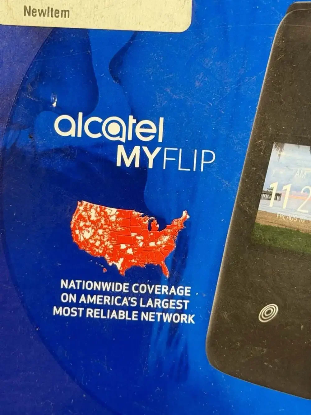 Alcatel MyFlip A405DL Tracfone Prepaid Flip Phone - Black