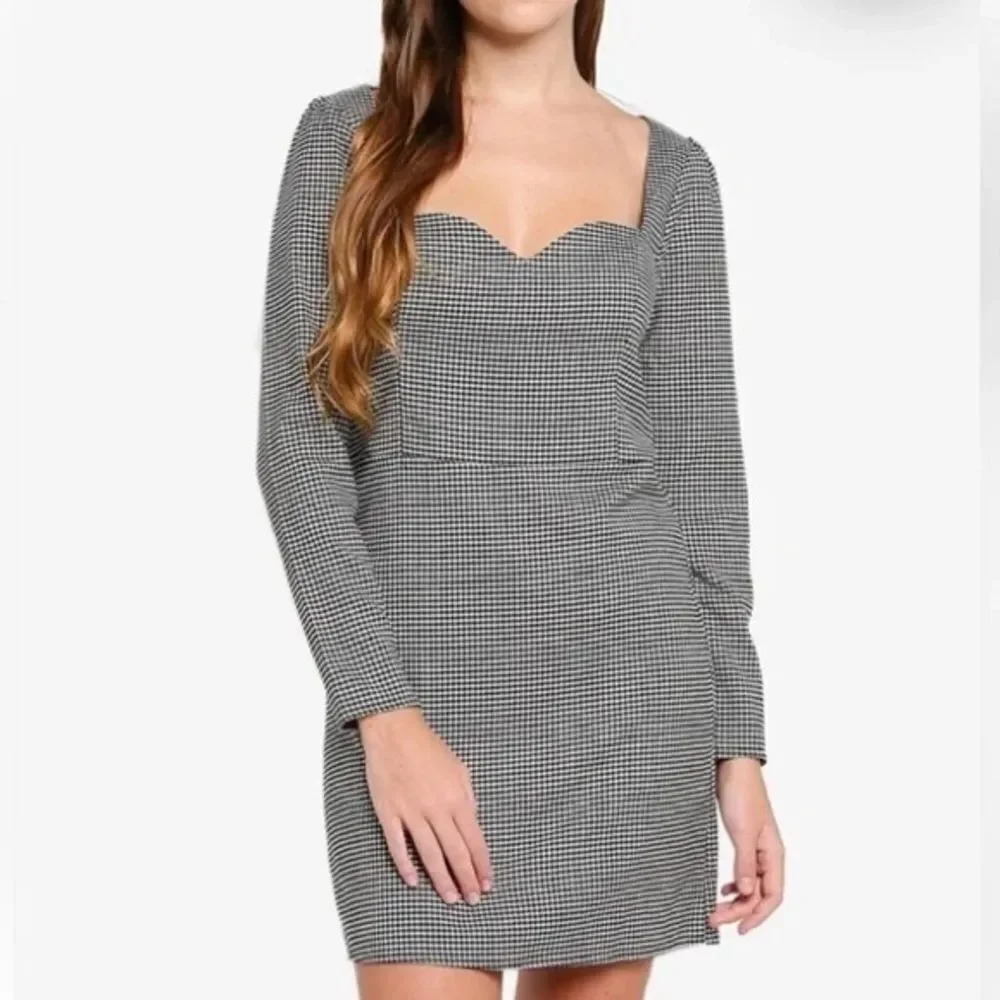 Abercrombie & Fitch Gingham Sweetheart Dress