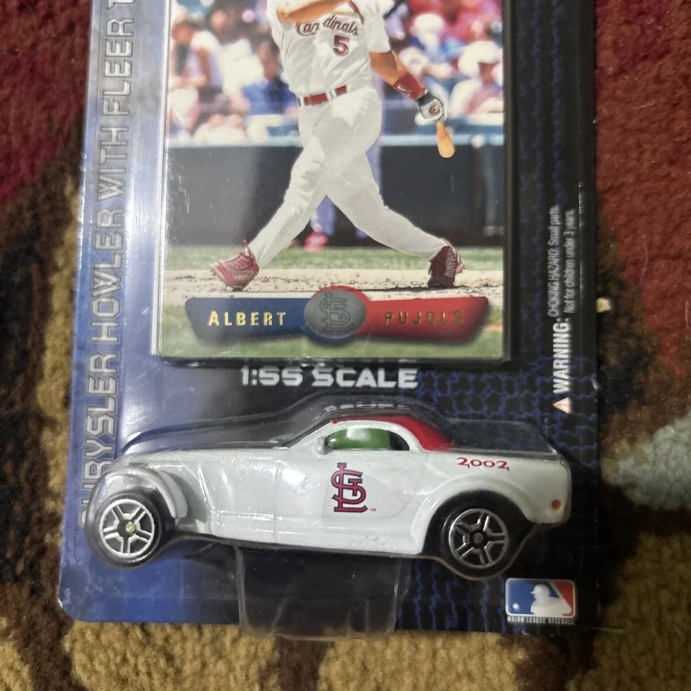 2002 St. Louis Cardinals CHRYSLER HOWLER w/ Albert Pujols TRADING CARD 1:55 NIP‎