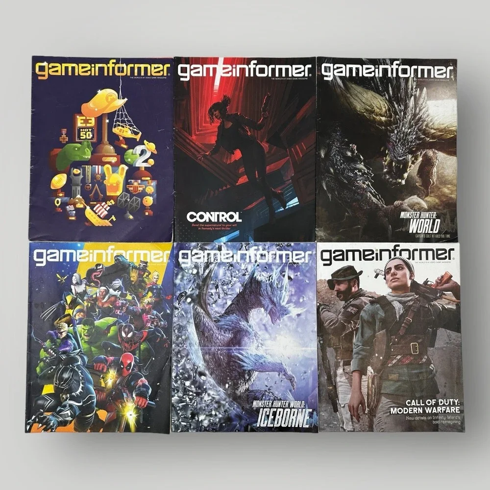 Game Informer Magazine Lot 13 Issues 2014-2019 #251 292 296 297 305-317 Gaming