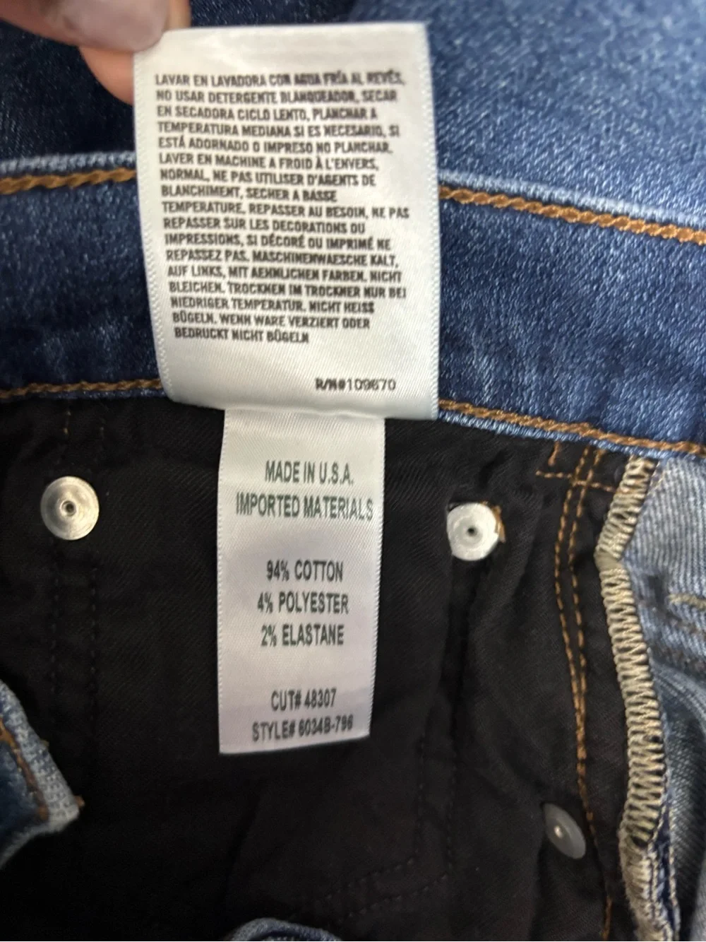 Citizens Of Humanity Men's Core Slim Straight Jeans in Dark Blue Wash Size 32