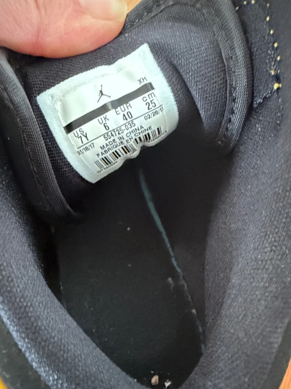 Nike Air‎ Jordan 1 Retro New Love 2017 7Y