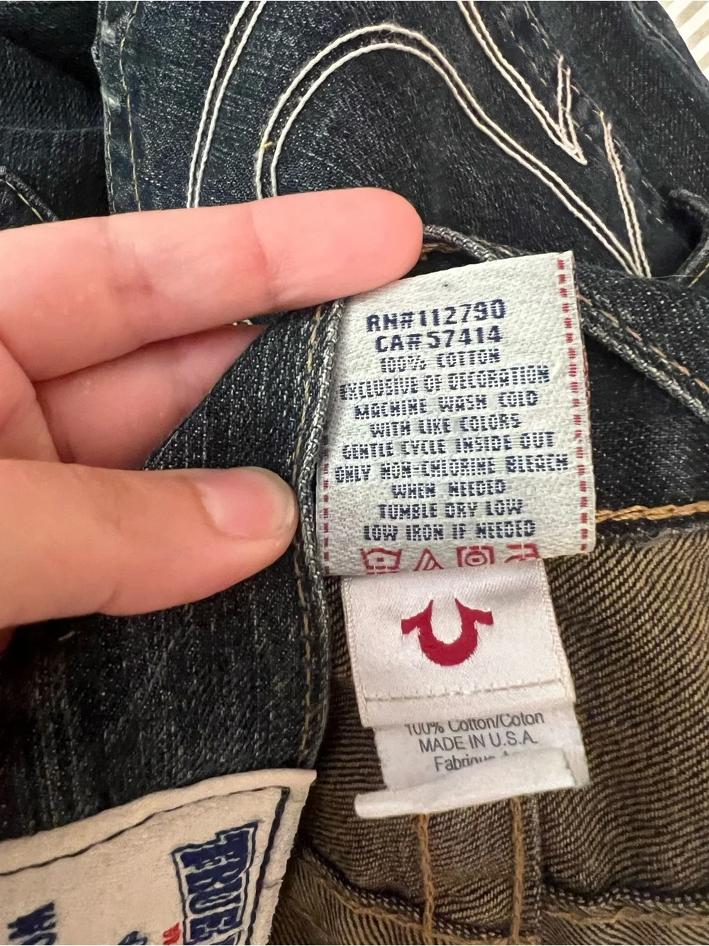 True Religion section straight
