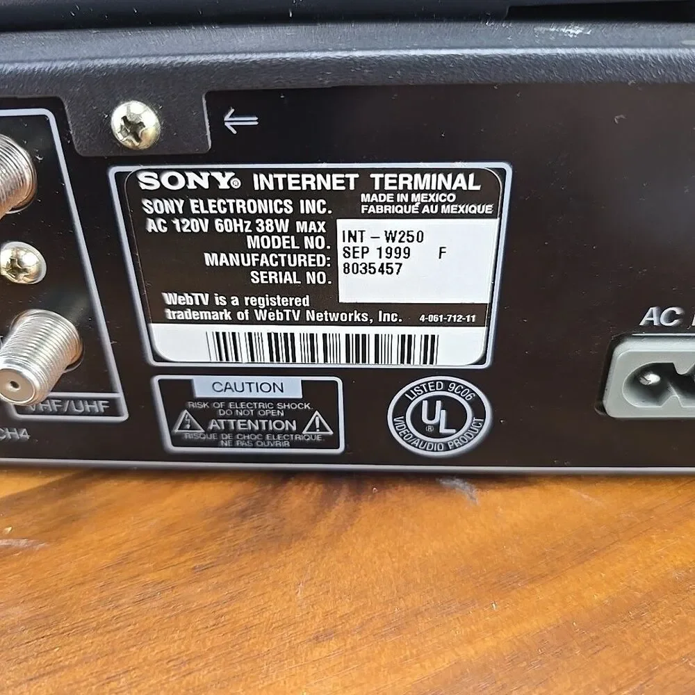 Sony vintage int