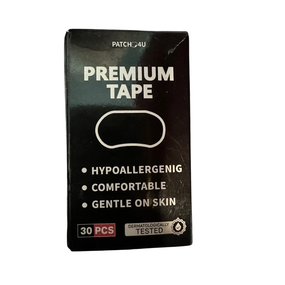 Patch4U Premium Sleep‎ Tape Mouth Strips - 30 Pcs Hypoallergenic Comfortable