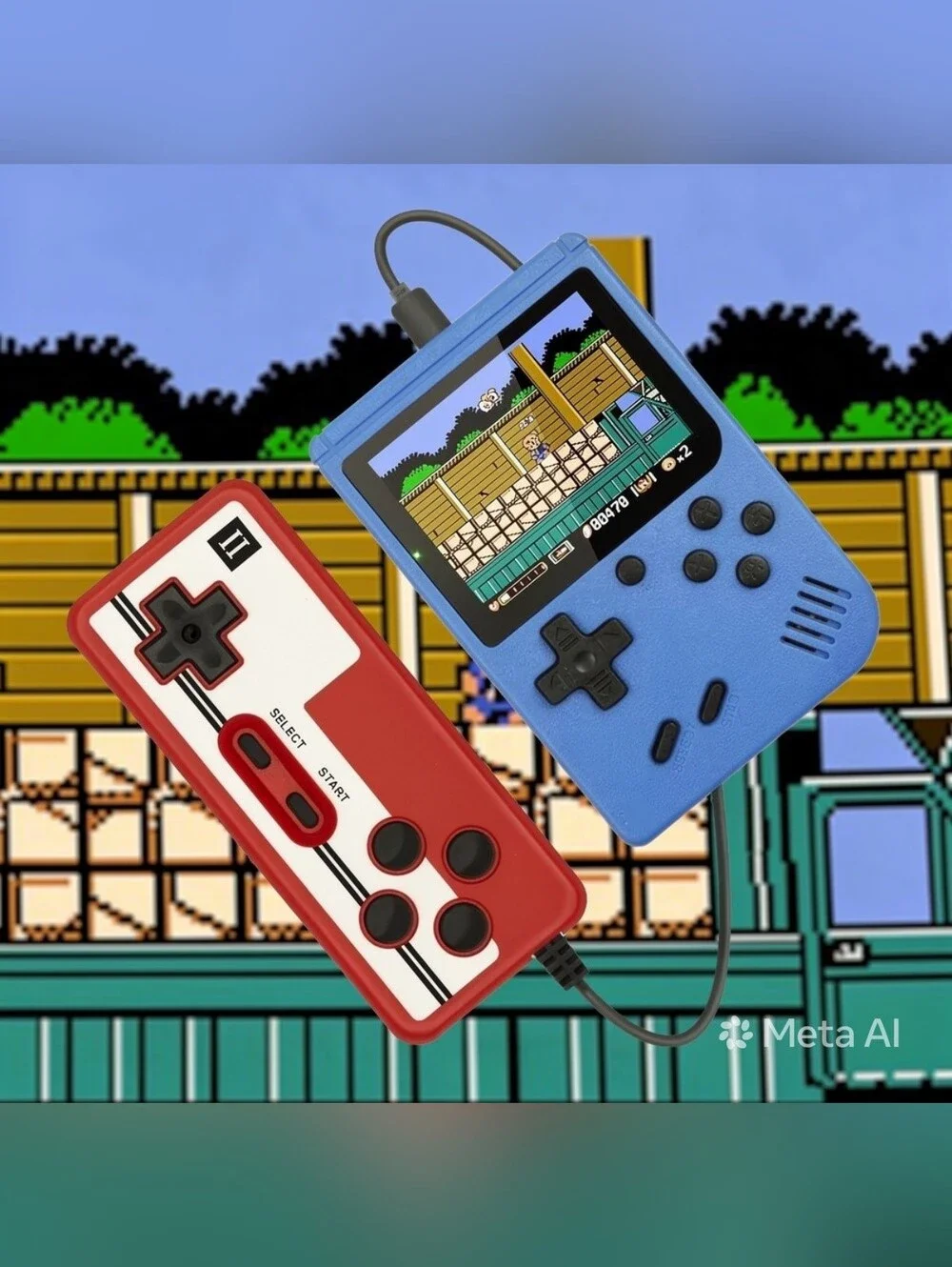 🍄👾Portable Retro 80's Handheld w/500 Classic NES Games👾🍄