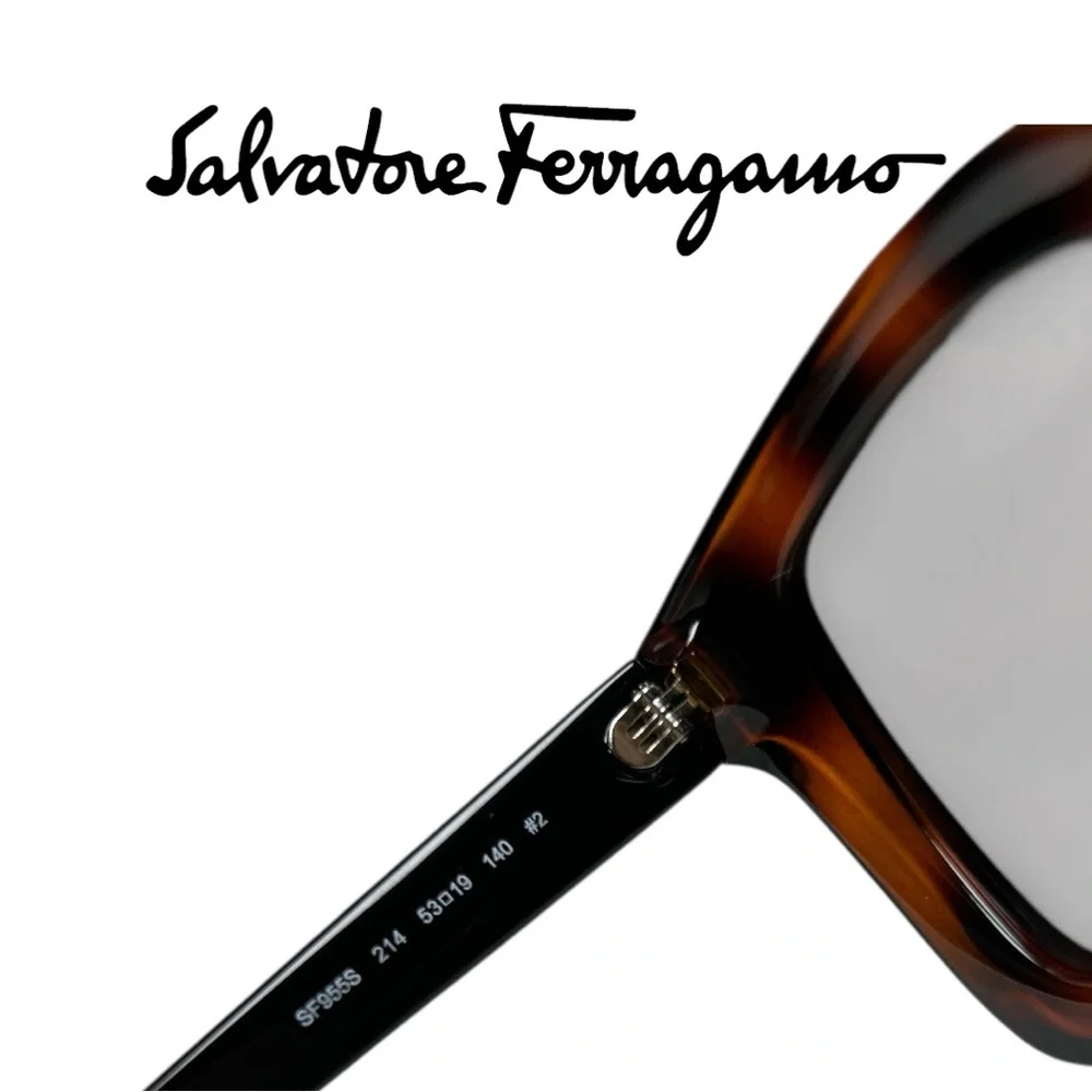 Salvatore Ferragamo Women’s‎ SF955S Brown Tortoise Frame Sunglasses